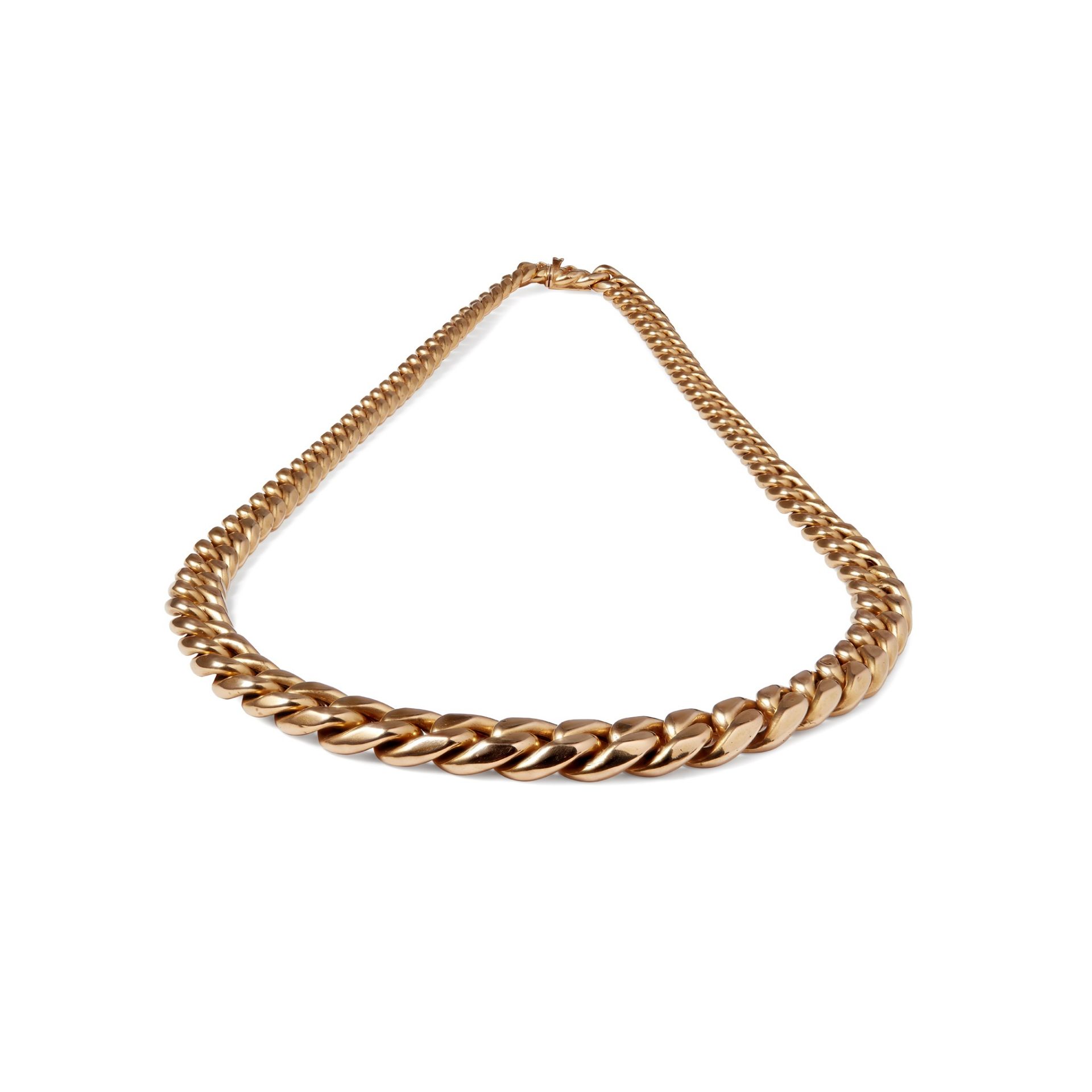 A French curb link necklace