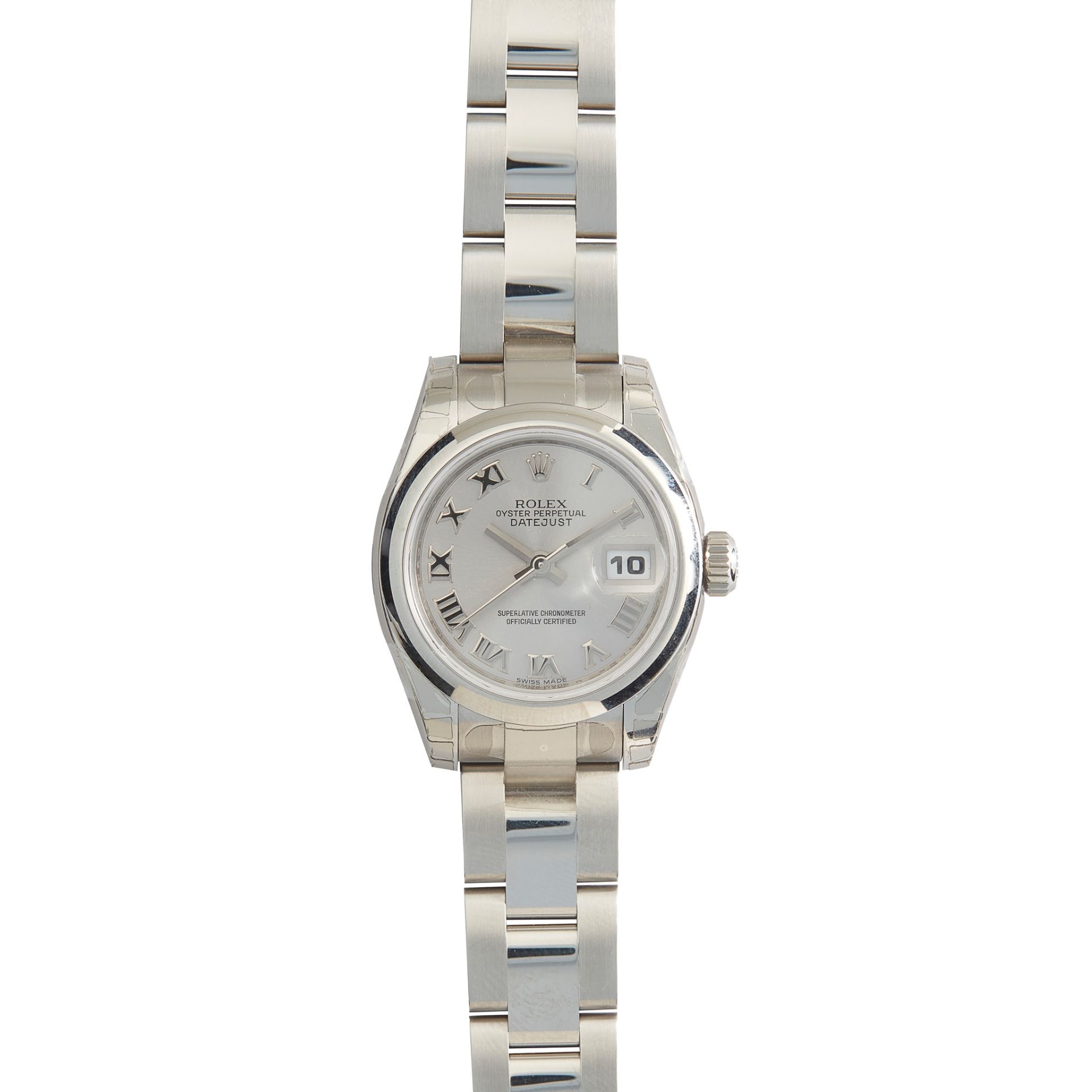 Rolex: A lady's stainless steel watch