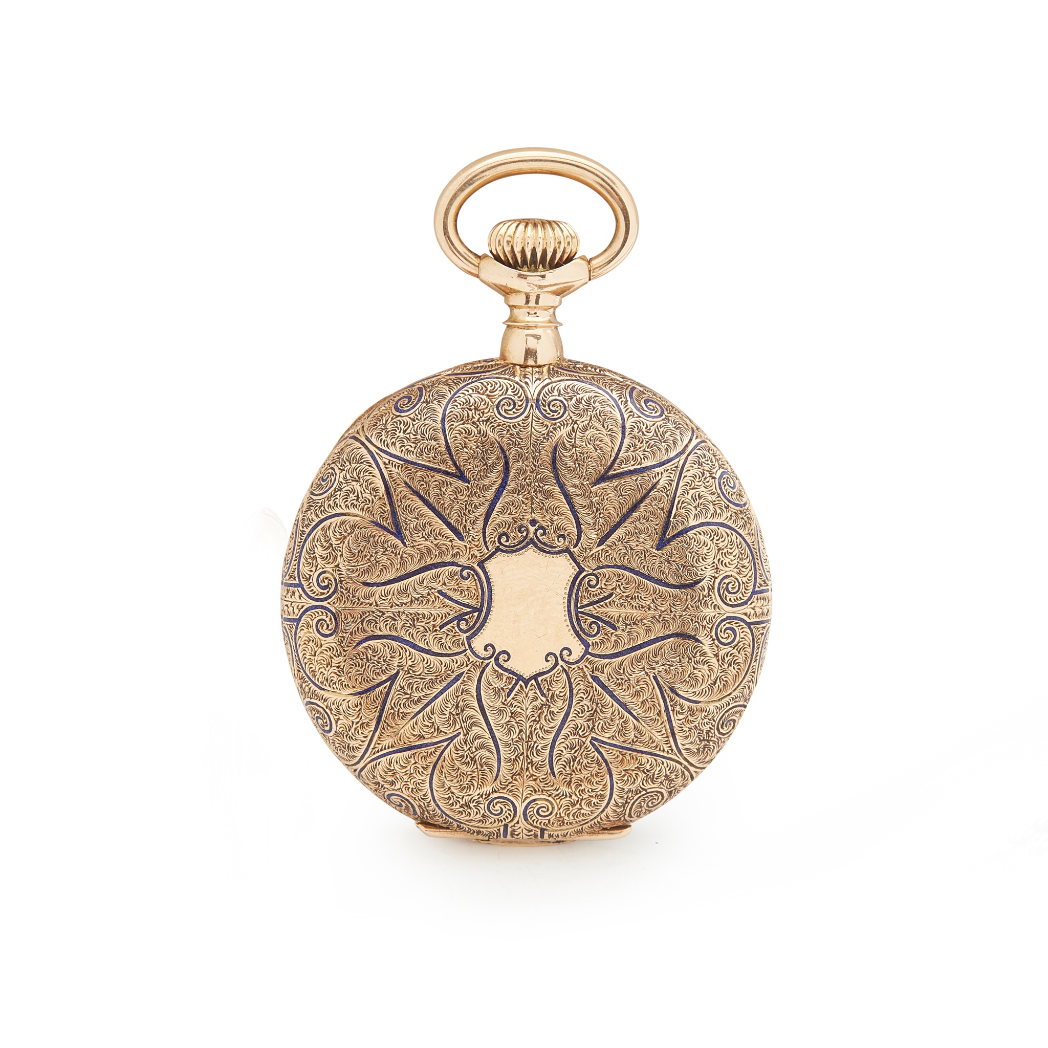 Tiffany: A gold pocket watch c.1900, 18ct gold case, full hunter keyless wind, signed Tiffany & - Image 2 of 5