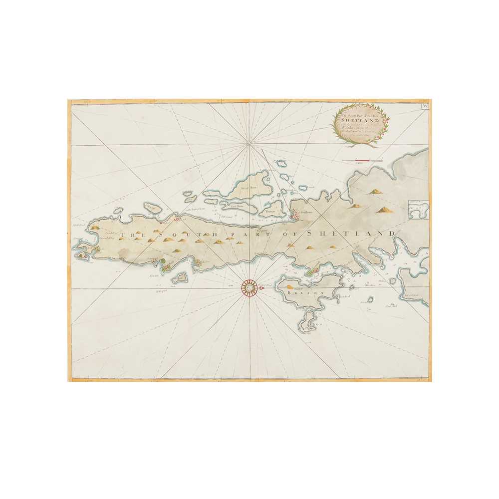 Orkney and Shetland - Collins, Capt. Greenvile 5 maps, comprising The East Coast of Scotland with