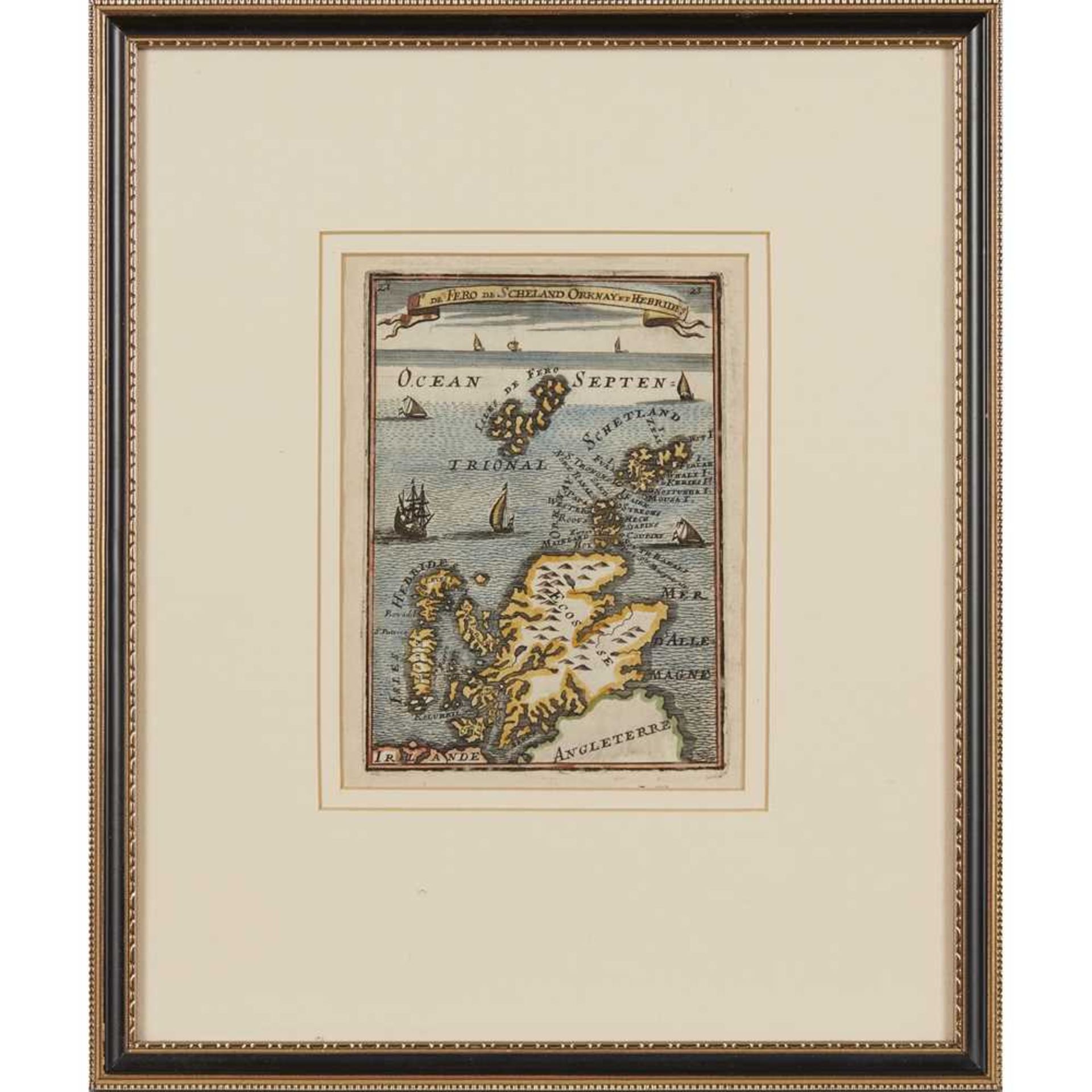 6 framed maps and 1 volume comprising Blaeu, Joan The Westerne Iles of Scotland. [Amsterdam, c. - Bild 2 aus 18