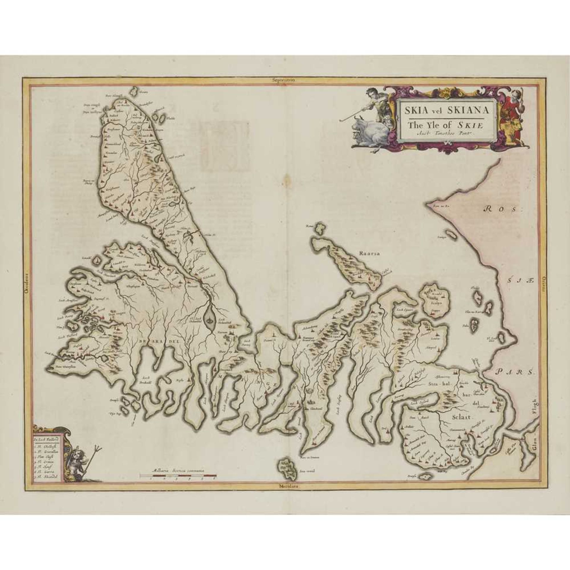 6 framed maps and 1 volume comprising Blaeu, Joan The Westerne Iles of Scotland. [Amsterdam, c. - Bild 6 aus 18