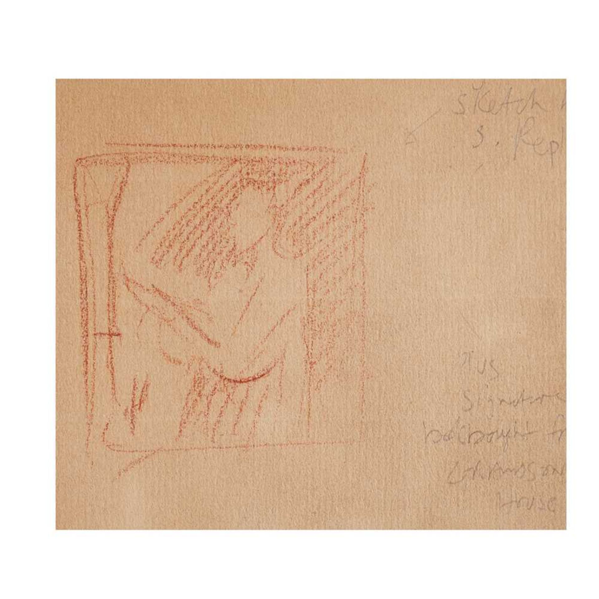 Peploe, Samuel Rothenstein, W. Goya London, 1900. 8vo, Samuel Peploe's copy with conté sketch of a