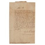 James II & VII, King of England, Ireland and Scotland, 1633-1701 Document Signed dated Windsor, 28th