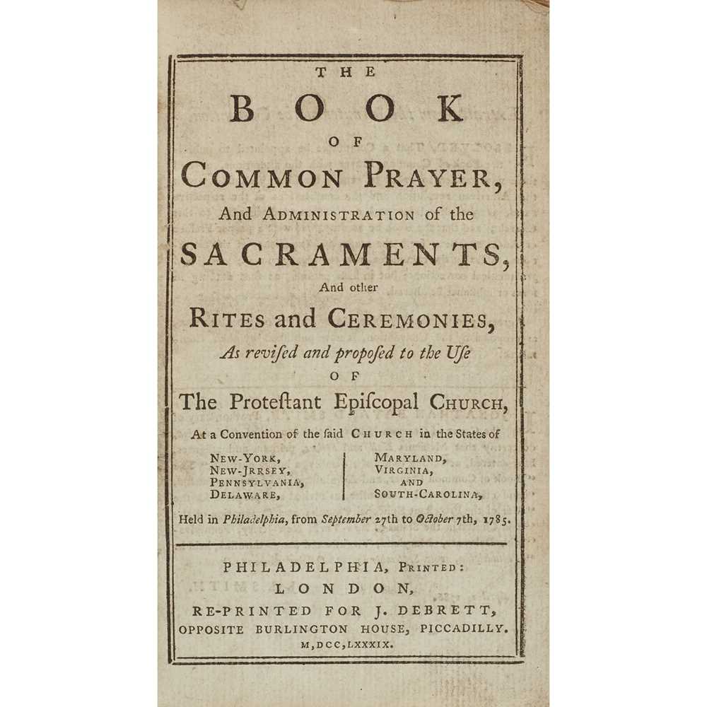 Philadelphia The Book of Common Prayer as revised and proposed to the use of the Protestant