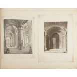 Durham, Bambrough Castle, &c. original drawings, lithographs &c including Buckler, John Large ink