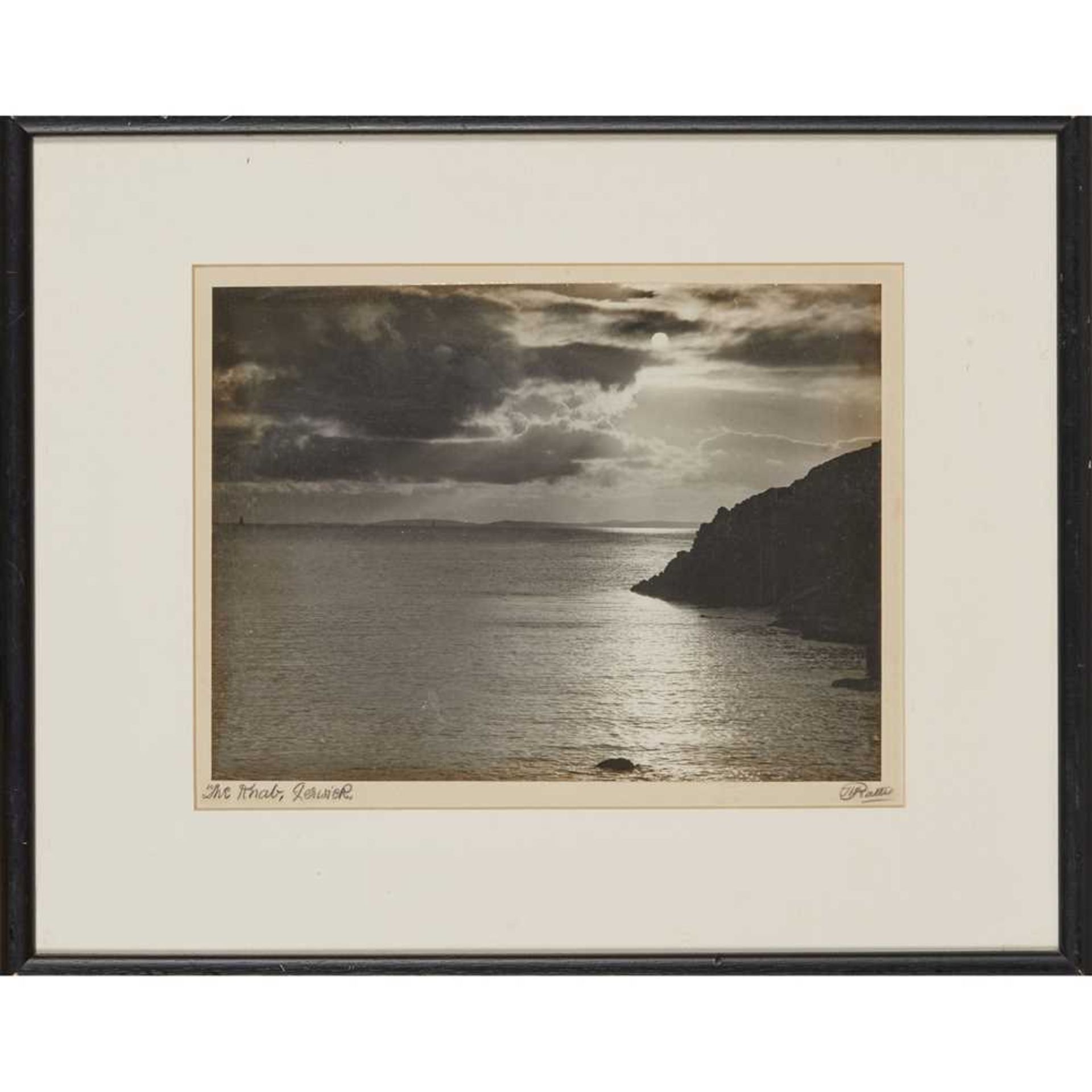 Scottish Prints 14 framed images Rattar, J.D. The Knab, Lerwick, silver gelatin print, 26 x 20cm; - Image 2 of 42