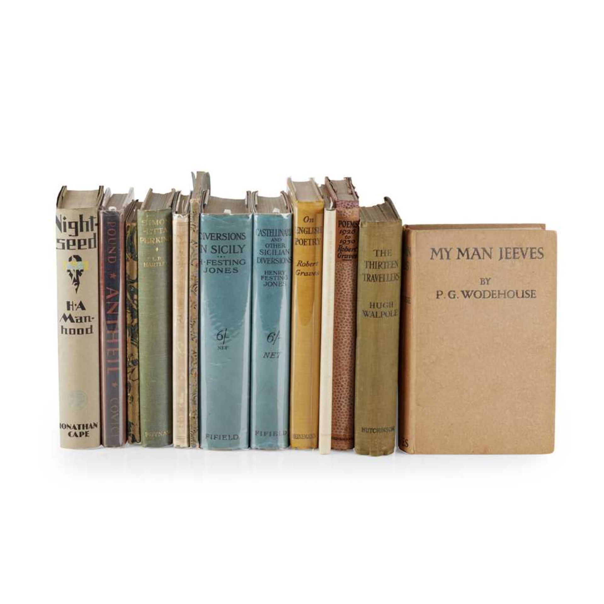 1920s Literature 13 volumes, including Muir, Edwin. First Poems. Hogarth Press, 1925, original