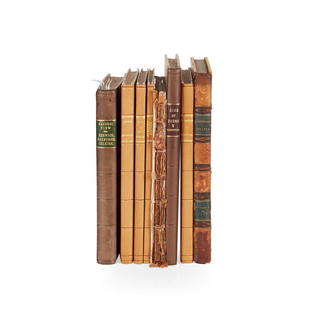 Agriculture of Scotland 10 Quarto volumes, comprising Lowe, Alexander. General View of the