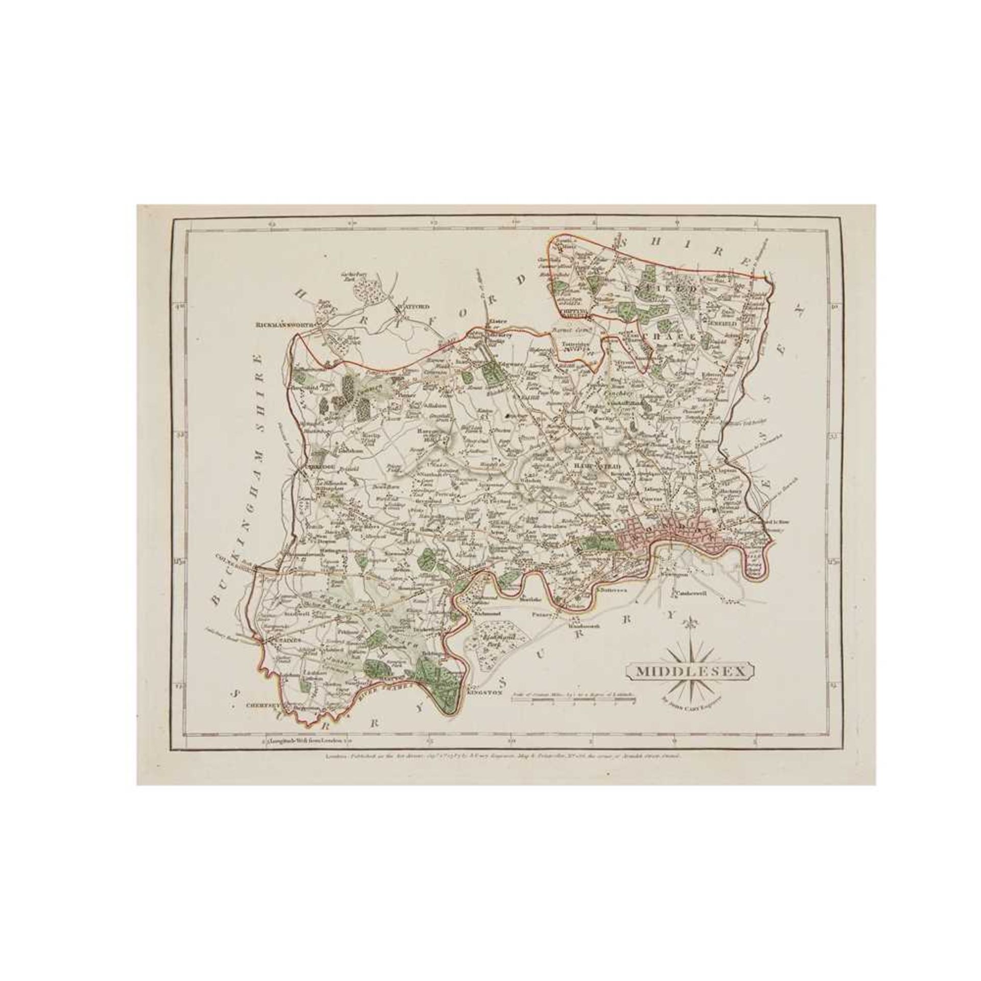 Cary, John [New and Correct English Atlas] [London, 1787], 4to, engraved title and 46 engraved