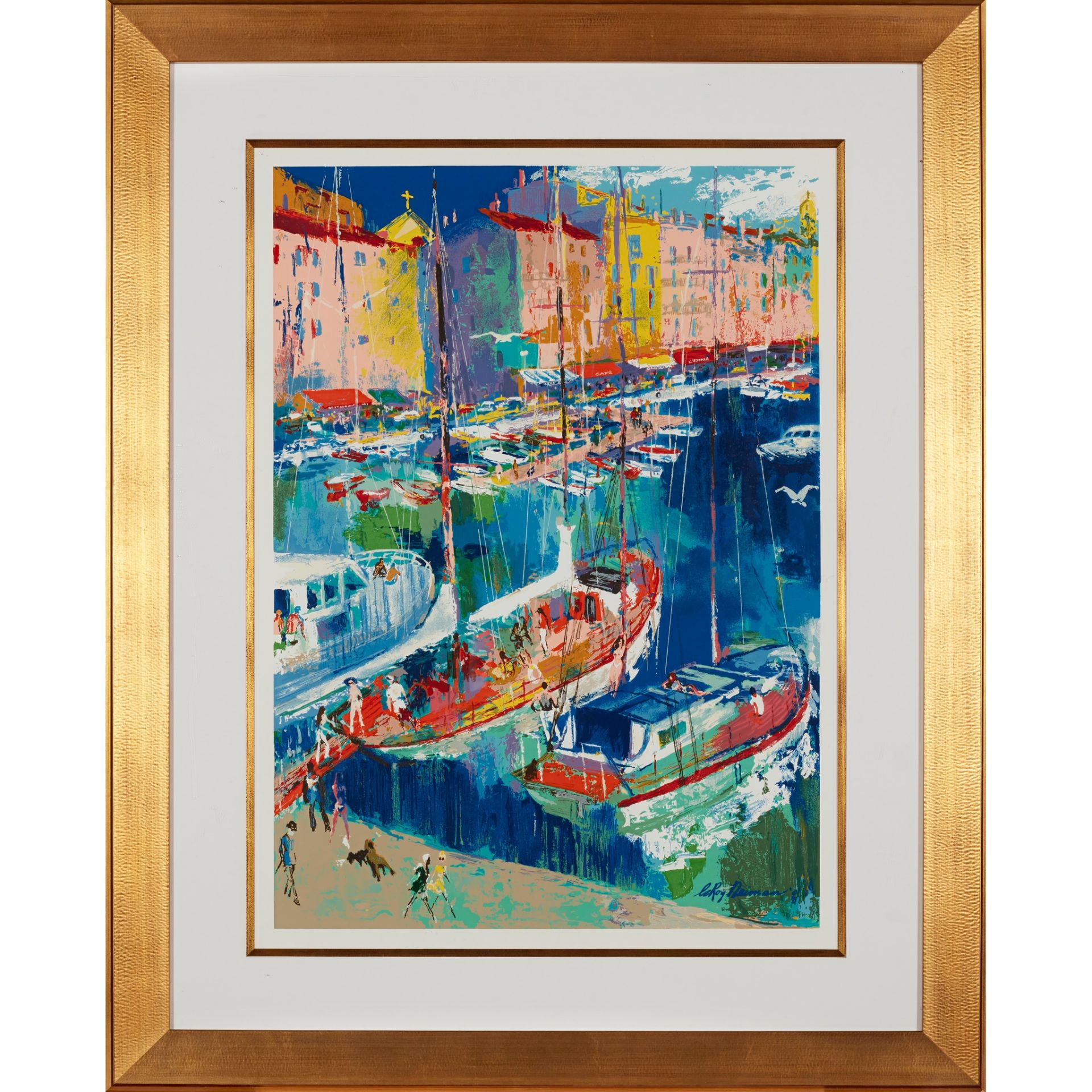 LEROY NEIMAN (AMERICAN 1921-2012) ST TROPEZ - Image 2 of 3