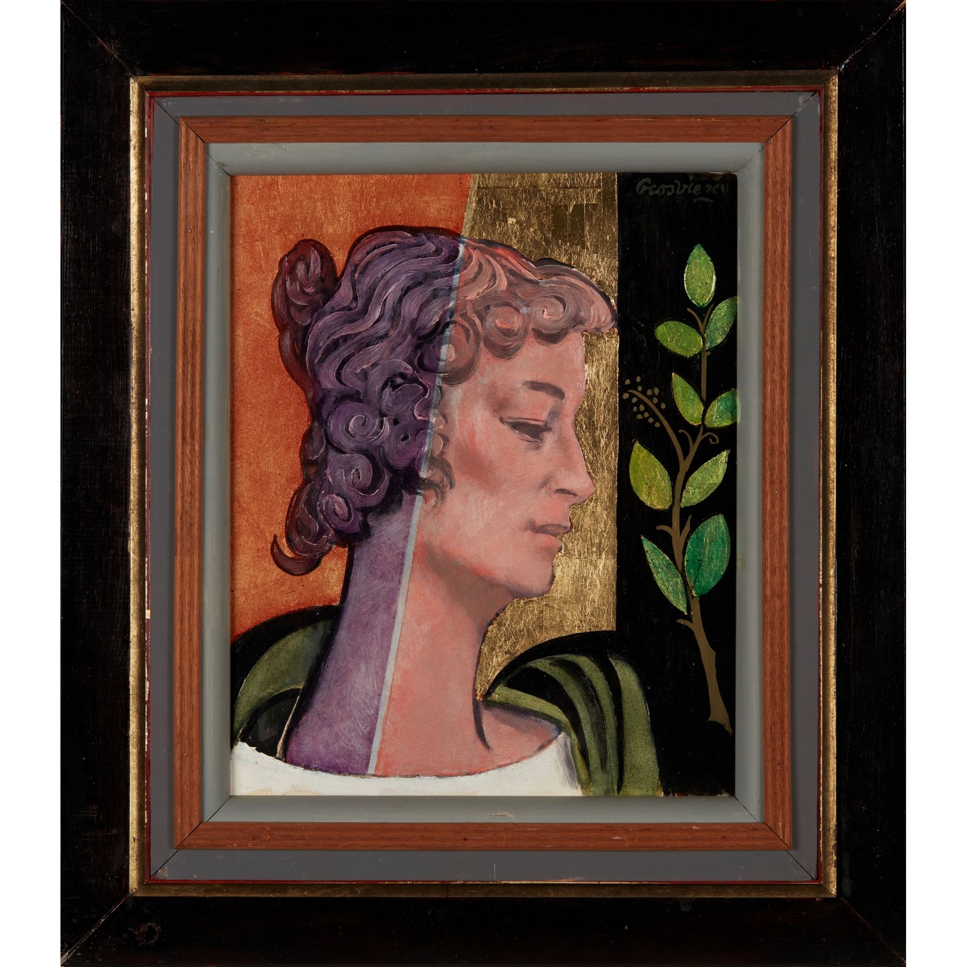 § WILLIAM CROSBIE R.S.A. (SCOTTISH 1915-1999) YE GODS (WOMAN'S HEAD) - Image 2 of 3