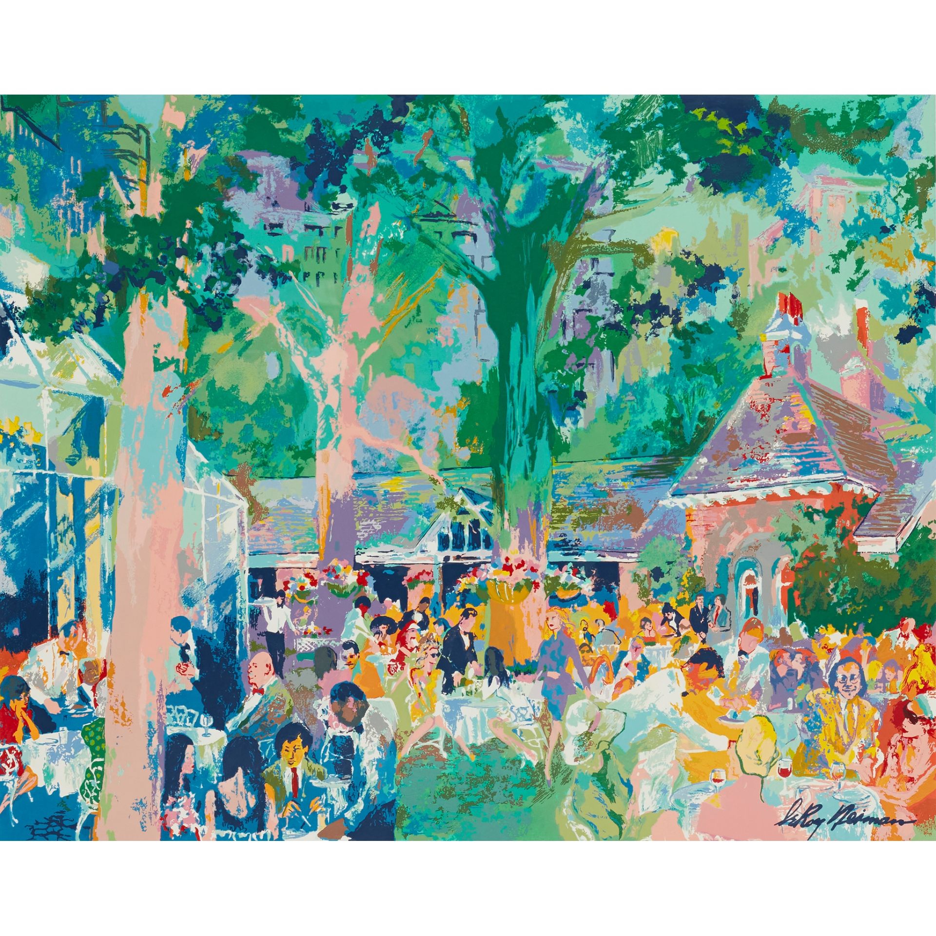 LEROY NEIMAN (AMERICAN 1921-2012) TAVERN ON THE GREEN