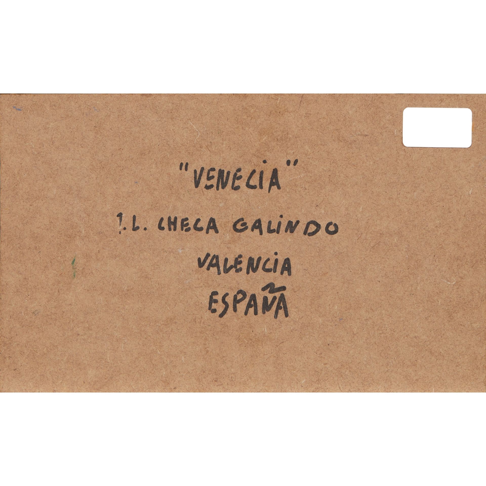 § JOSE LUIS CHECA GALINDO (SPANISH 1950-) VENECIA - Image 2 of 2