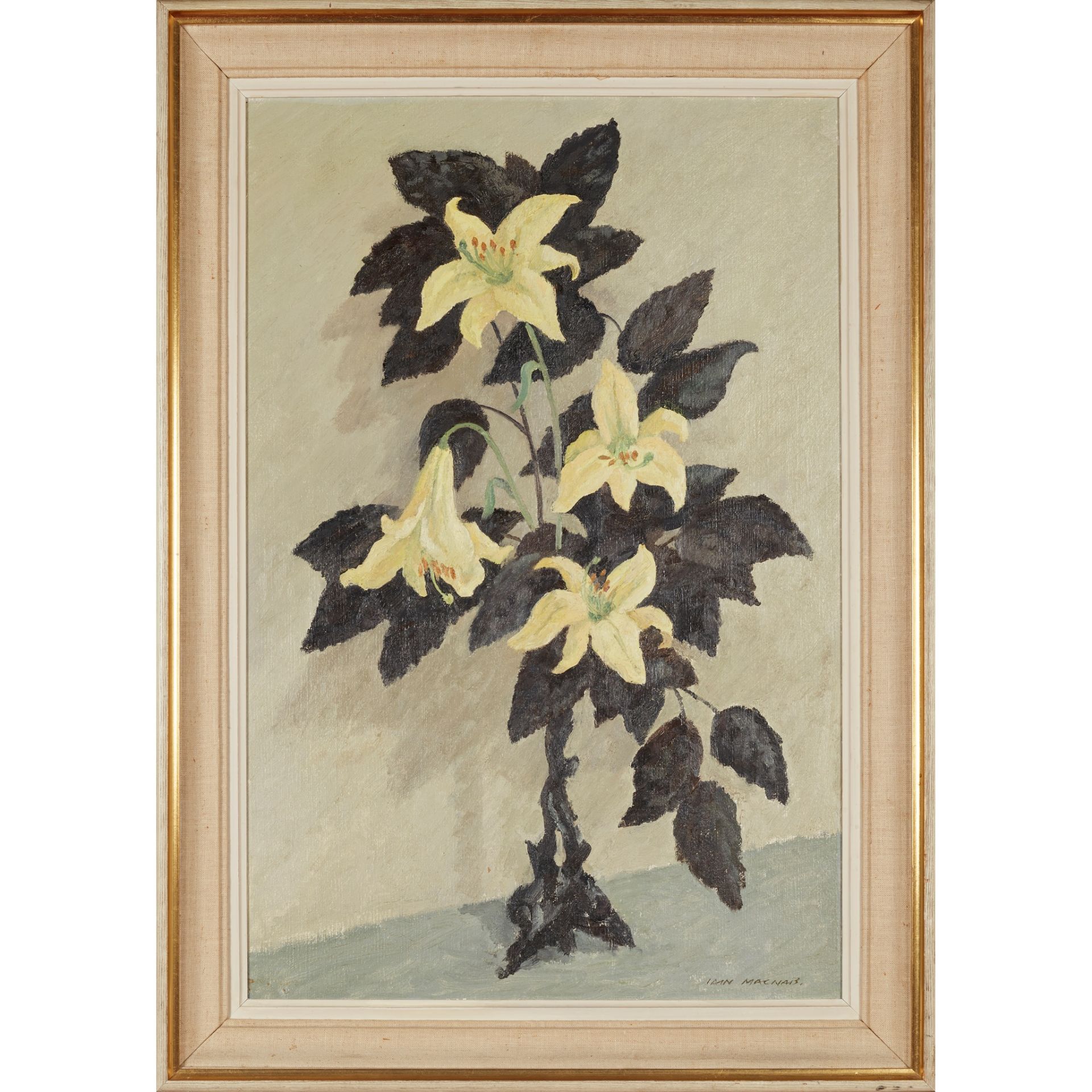 § ‡ IAIN MACNAB (BRITISH 1890-1967) FLOWER PIECE - Image 2 of 3