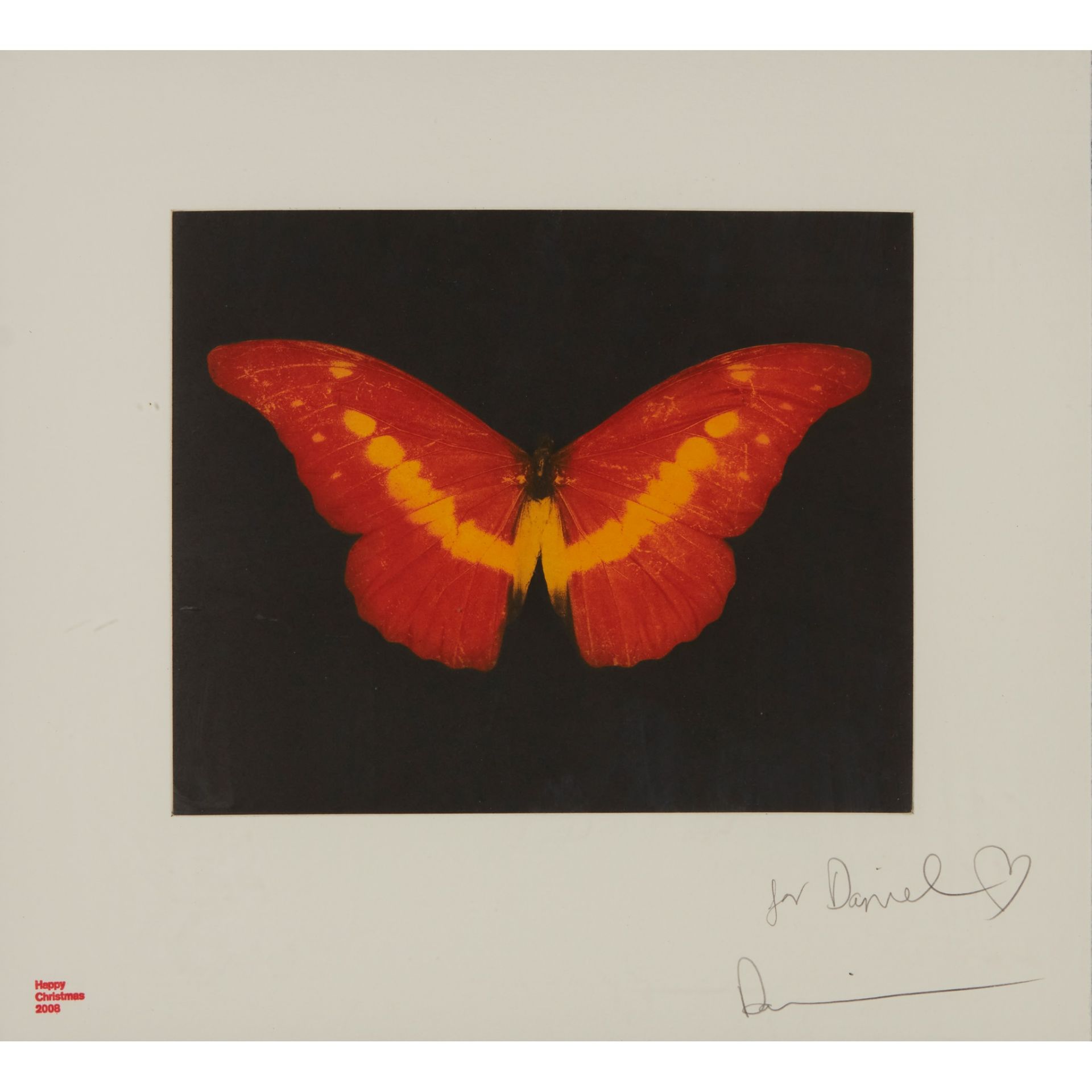 § DAMIEN HIRST (BRITISH 1965-) TO LOSE (RED BUTTERFLY) - 2008