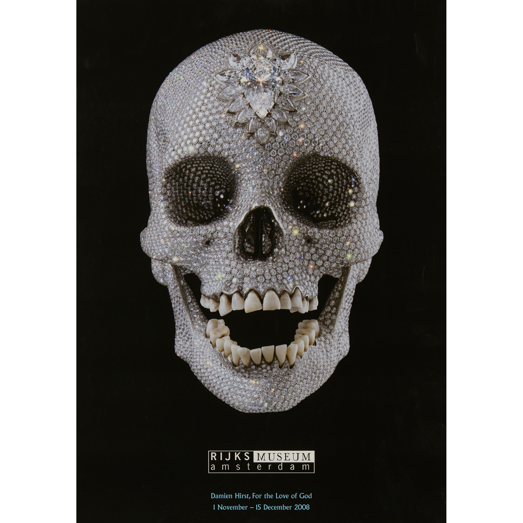 § DAMIEN HIRST (BRITISH 1965-) 'FOR THE LOVE OF GOD' EXHIBITION POSTER