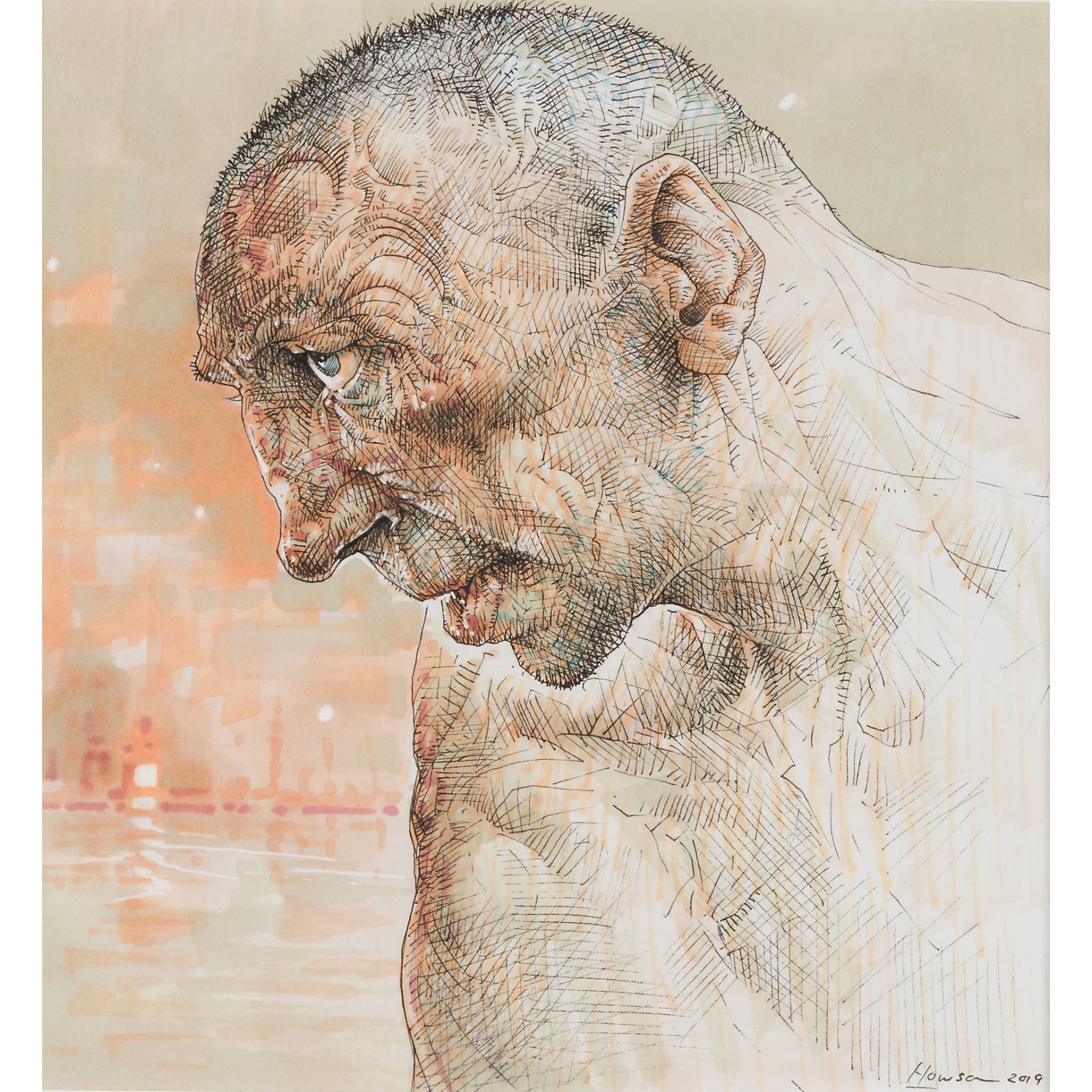 § PETER HOWSON O.B.E. (SCOTTISH 1958-) CLYDE