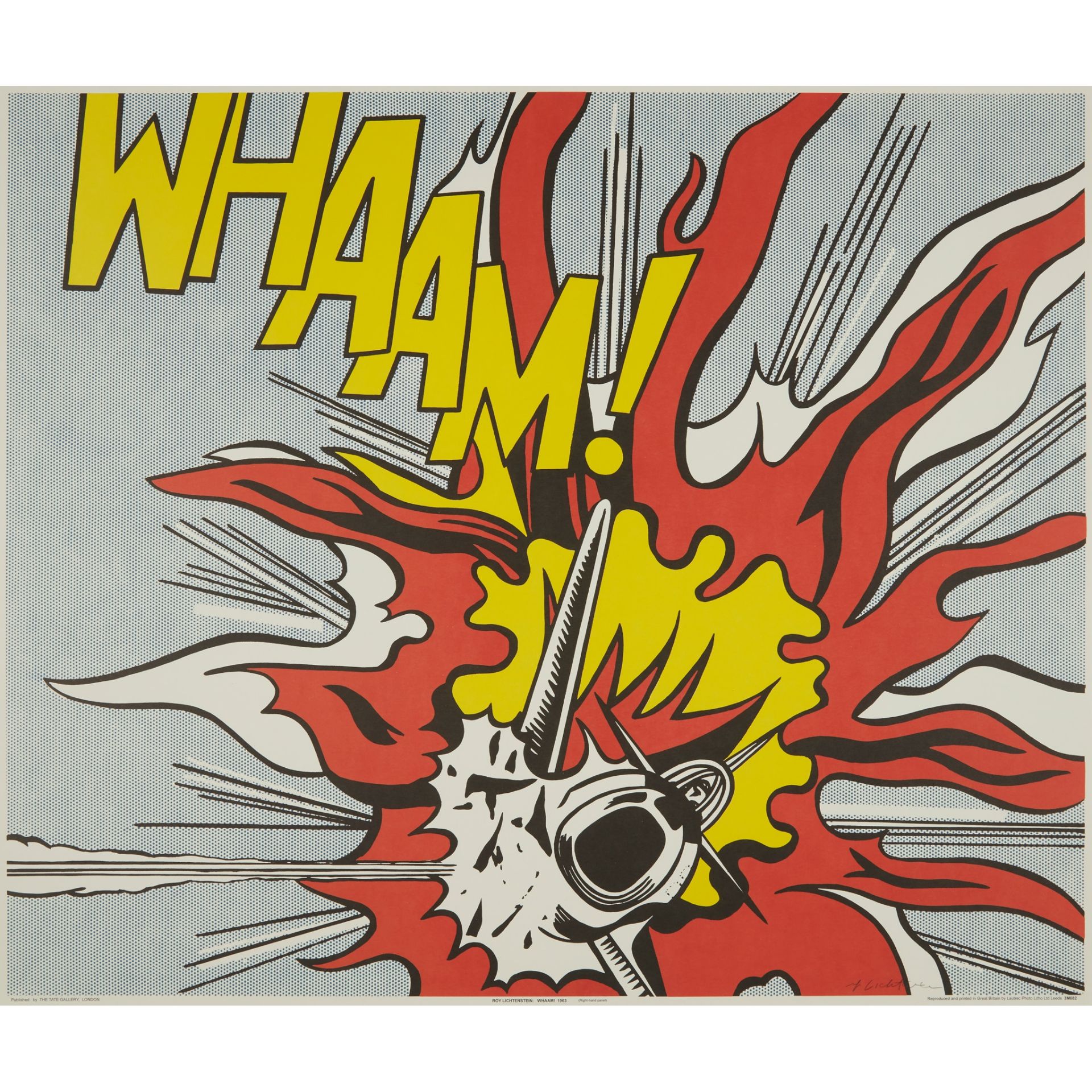 ROY LICHTENSTEIN (AMERICAN 1923-1997) WHAAM! (DIPTYCH) - Image 2 of 3