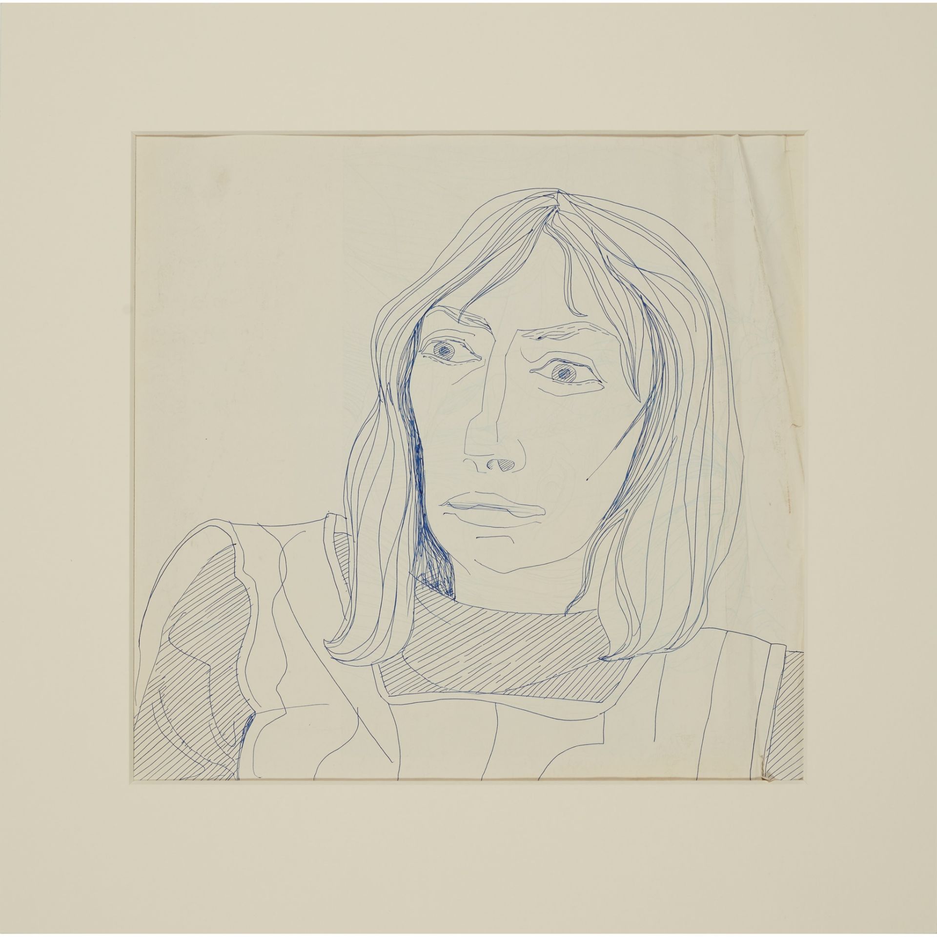 § ALASDAIR GRAY (SCOTTISH 1934-2019) DRAWING OF A WOMAN - Image 2 of 2