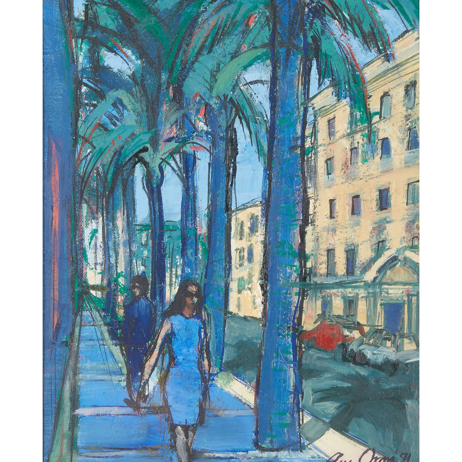 § ANN ORAM R.S.W. (BRITISH 1956-) STREET, CADIZ