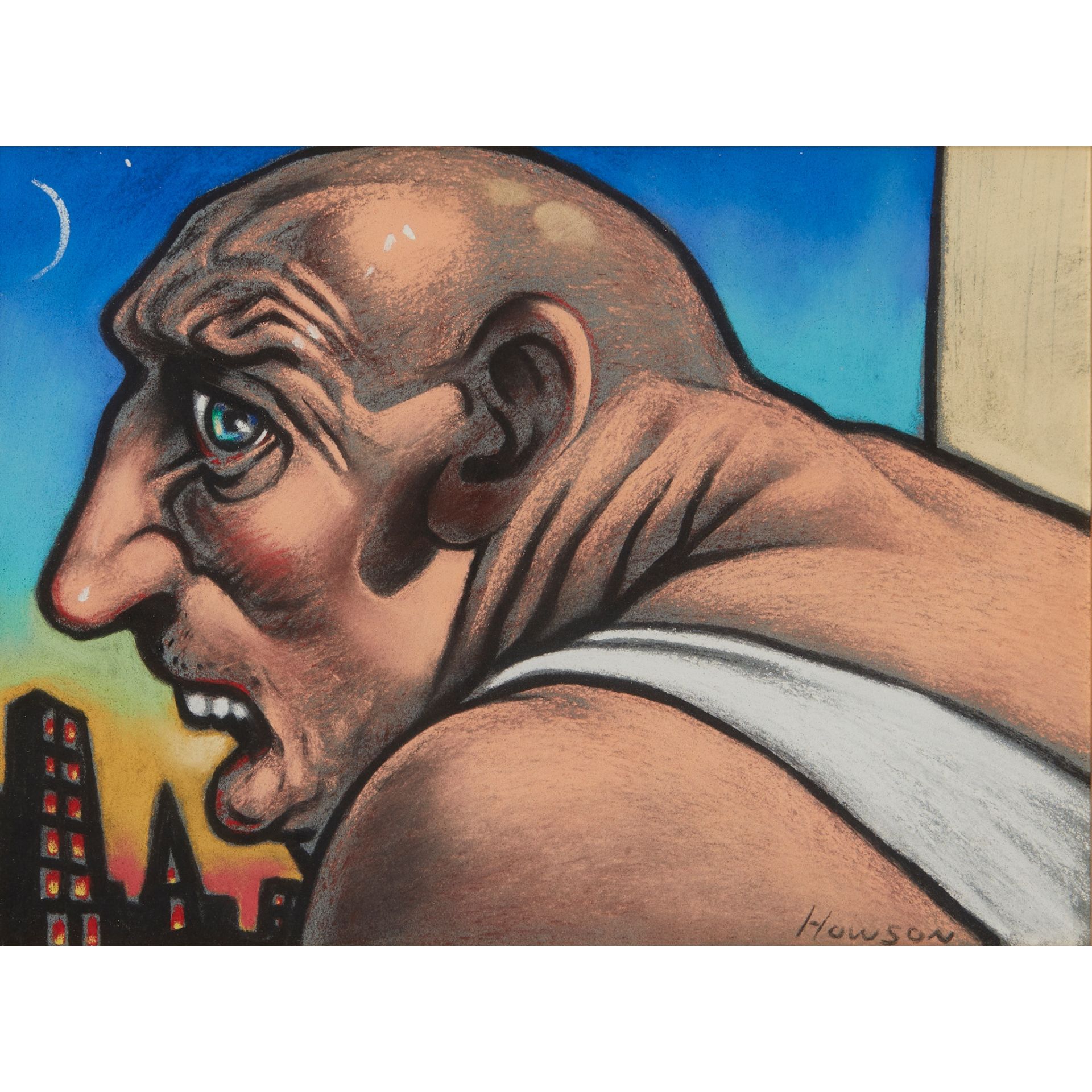 § PETER HOWSON O.B.E. (SCOTTISH 1958-) HARD MAN