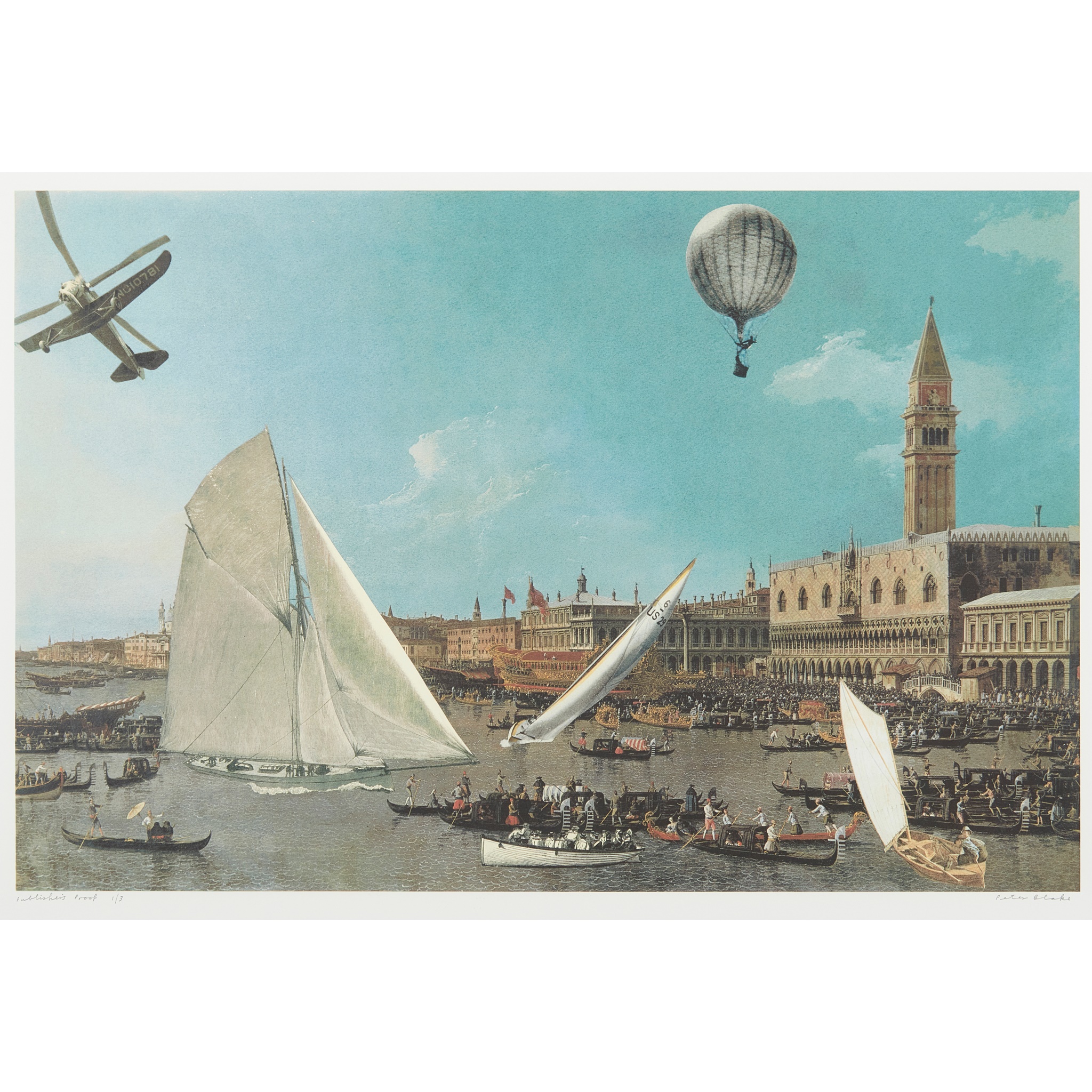 § SIR PETER BLAKE C.B.E., R.A. (BRITISH 1932-) REGATTA - 1999