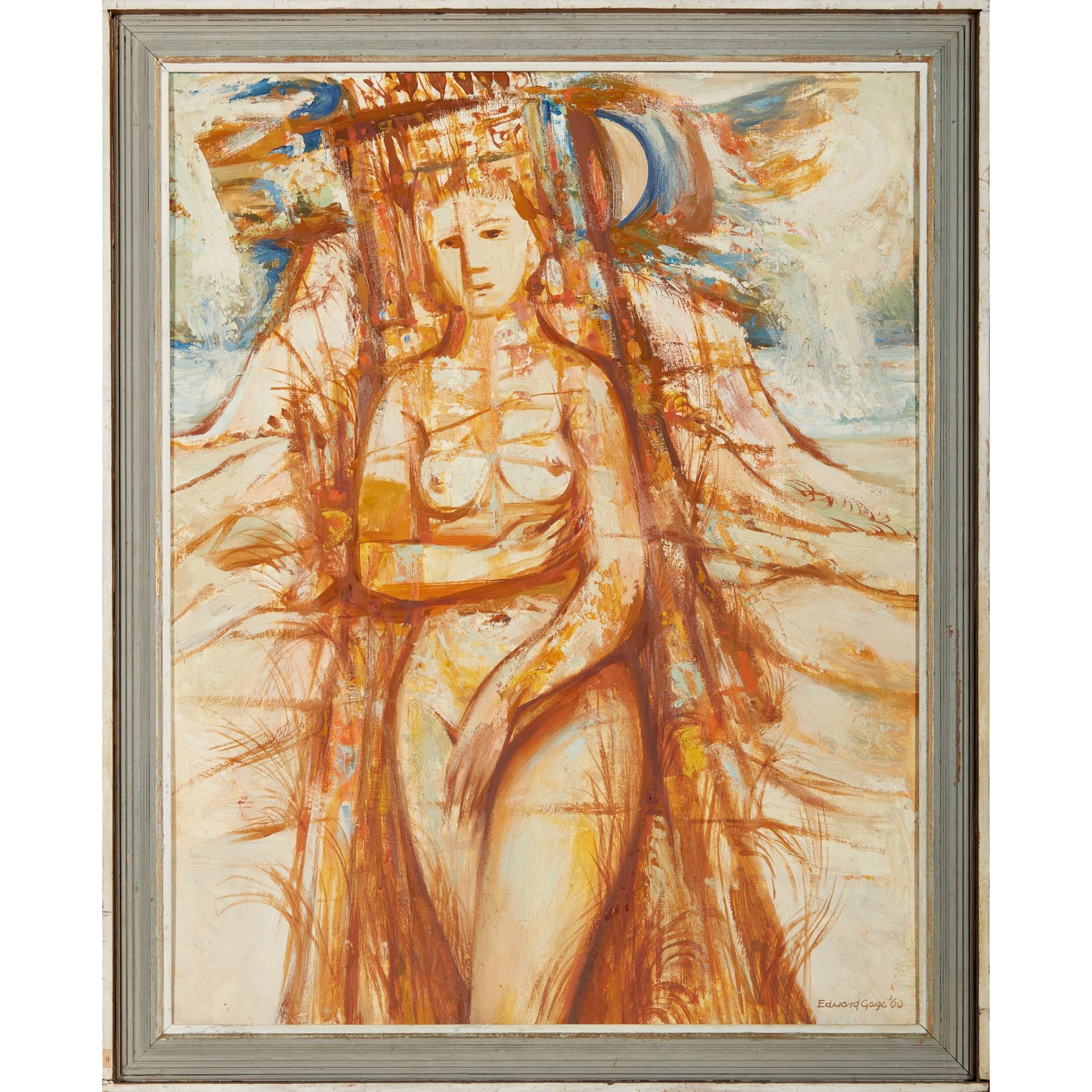 § EDWARD GAGE R.S.W. (SCOTTISH 1925-2000) SAND GODDESS, 1960 - Image 2 of 3