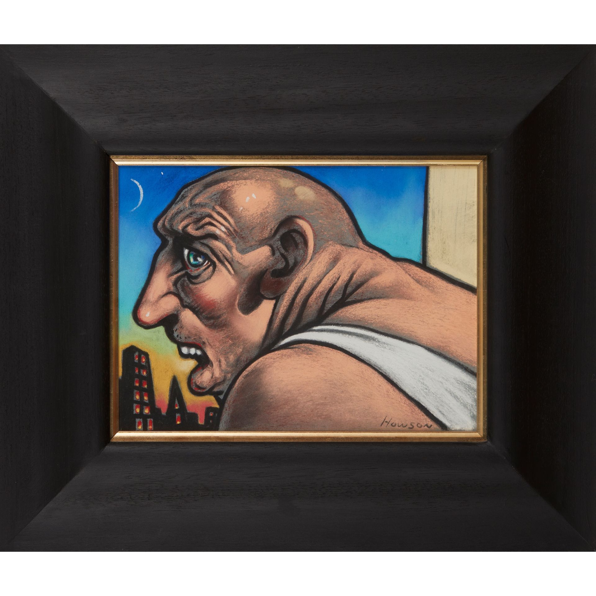 § PETER HOWSON O.B.E. (SCOTTISH 1958-) HARD MAN - Image 2 of 3