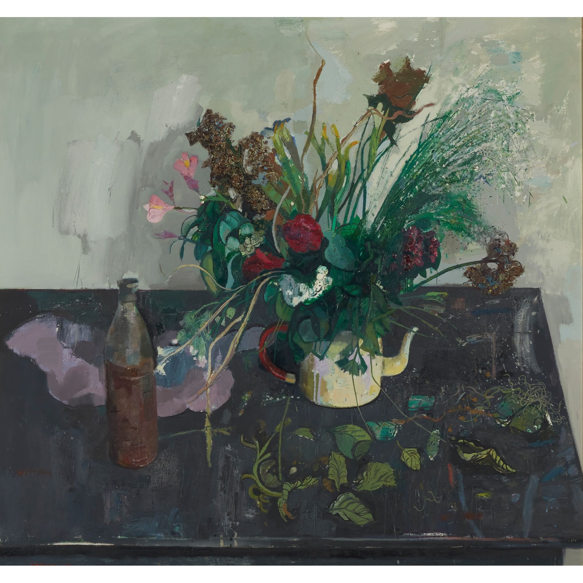 § LEON MORROCCO A.R.S.A (SCOTTISH 1942-) FLOWERS, 1969