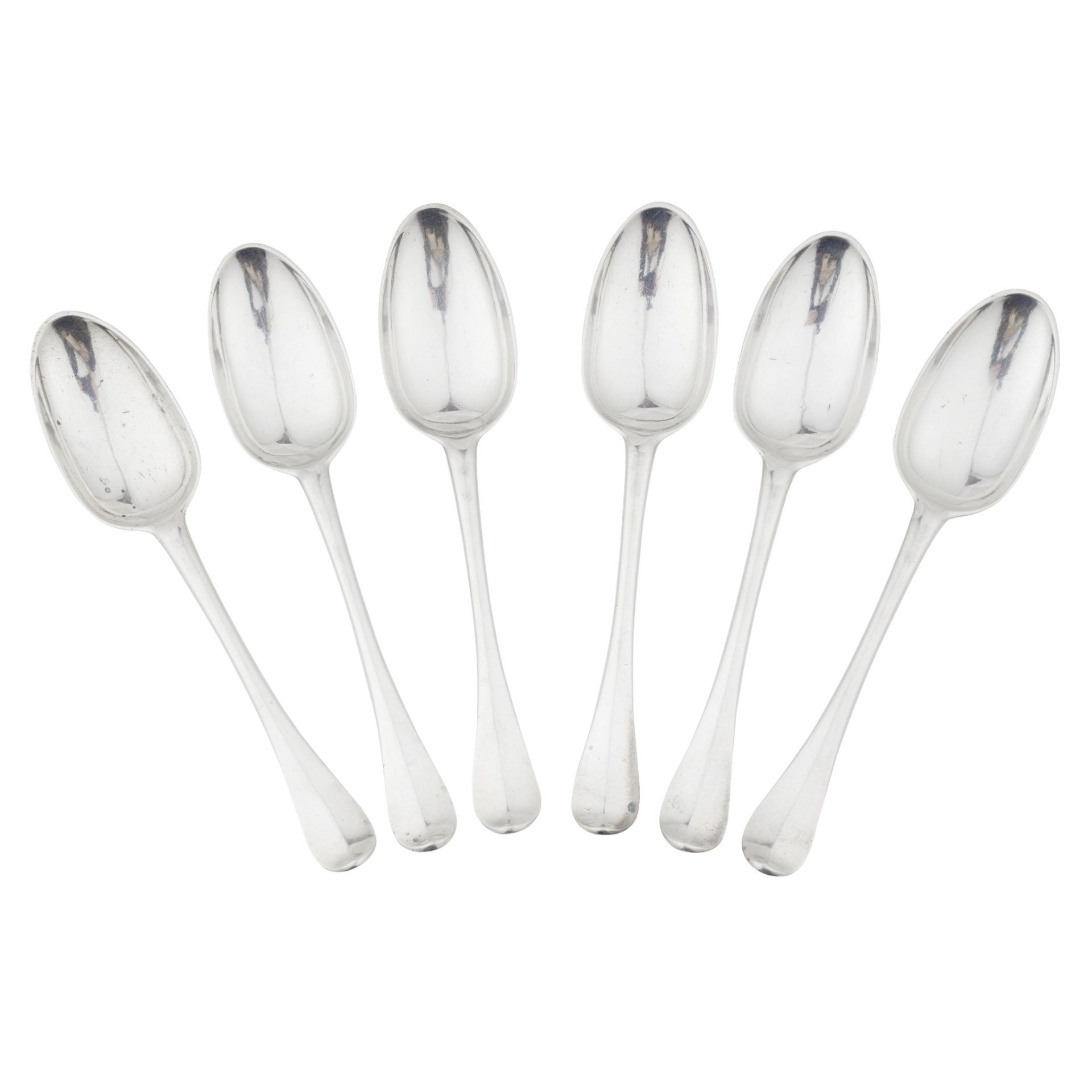 MONTROSE - A SET OF SIX SCOTTISH PROVINCIAL TABLESPOONS THOMAS JOHNSTON