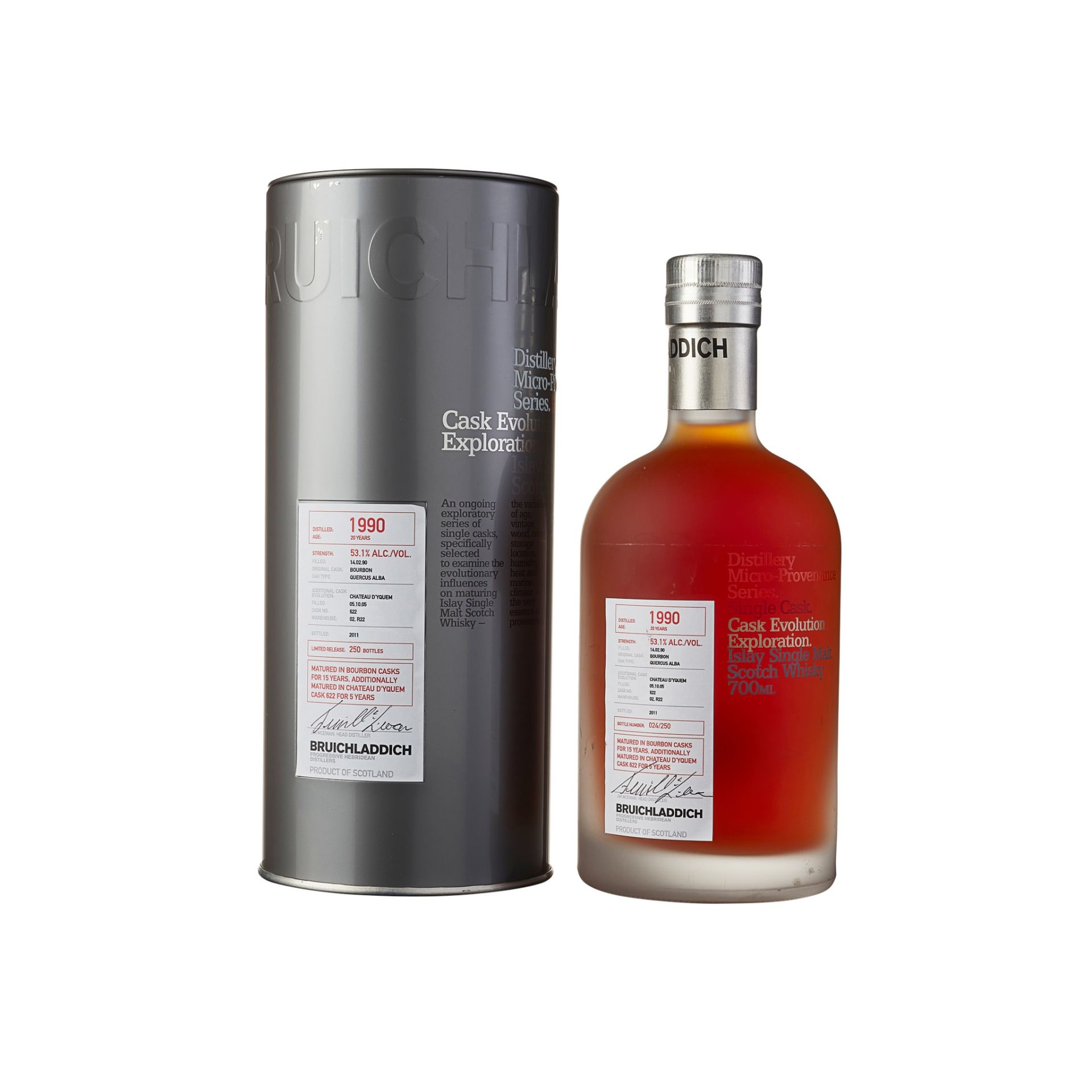 BRUICHLADDICH 1990 20 YEAR OLD MICRO-PROVENANCE SERIES - Image 2 of 3