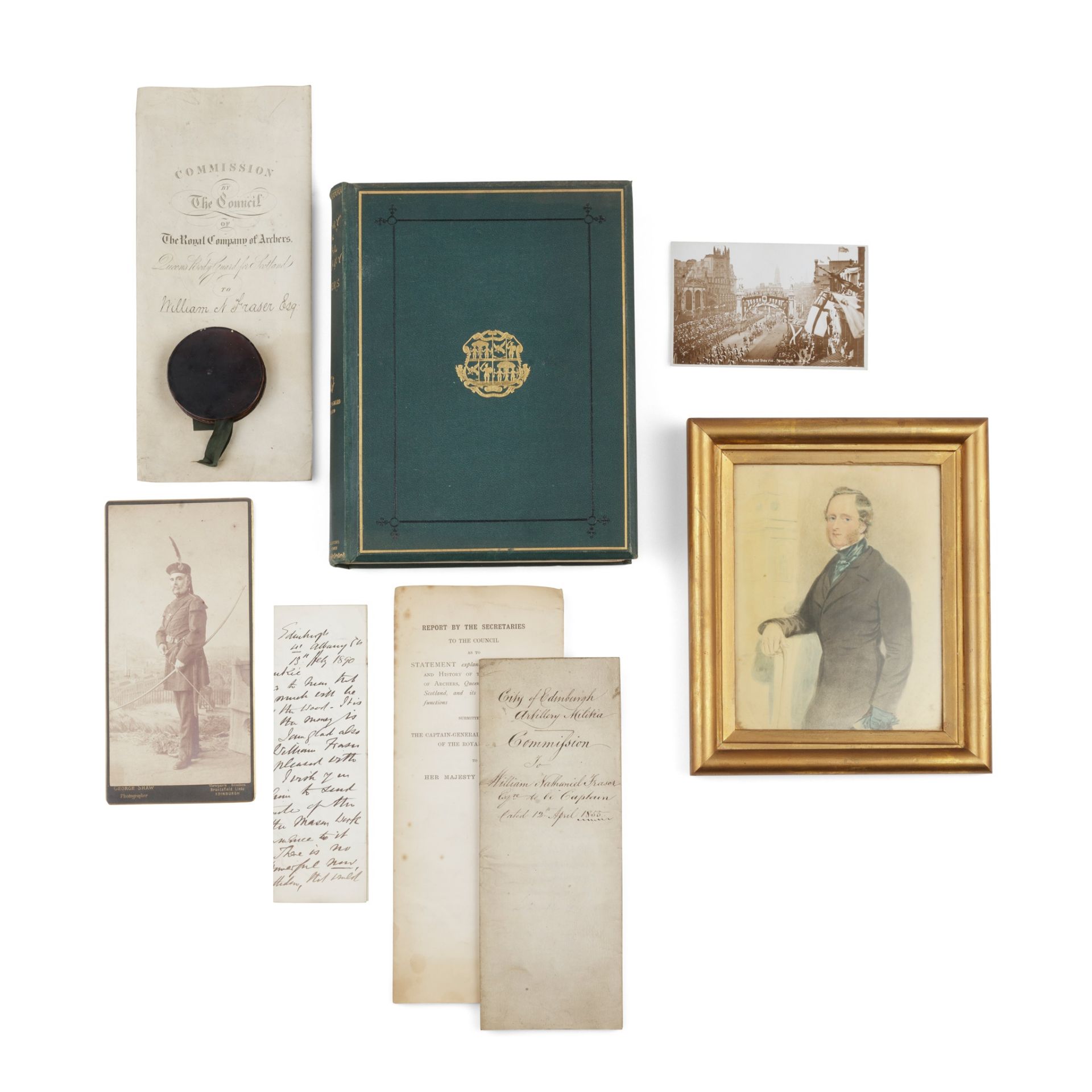 A COLLECTION OF ITEMS RELATED TO WILLIAM NATHANIEL FRASER ROYAL COMPANY OF ARCHERS QUEEN'S - Image 5 of 5