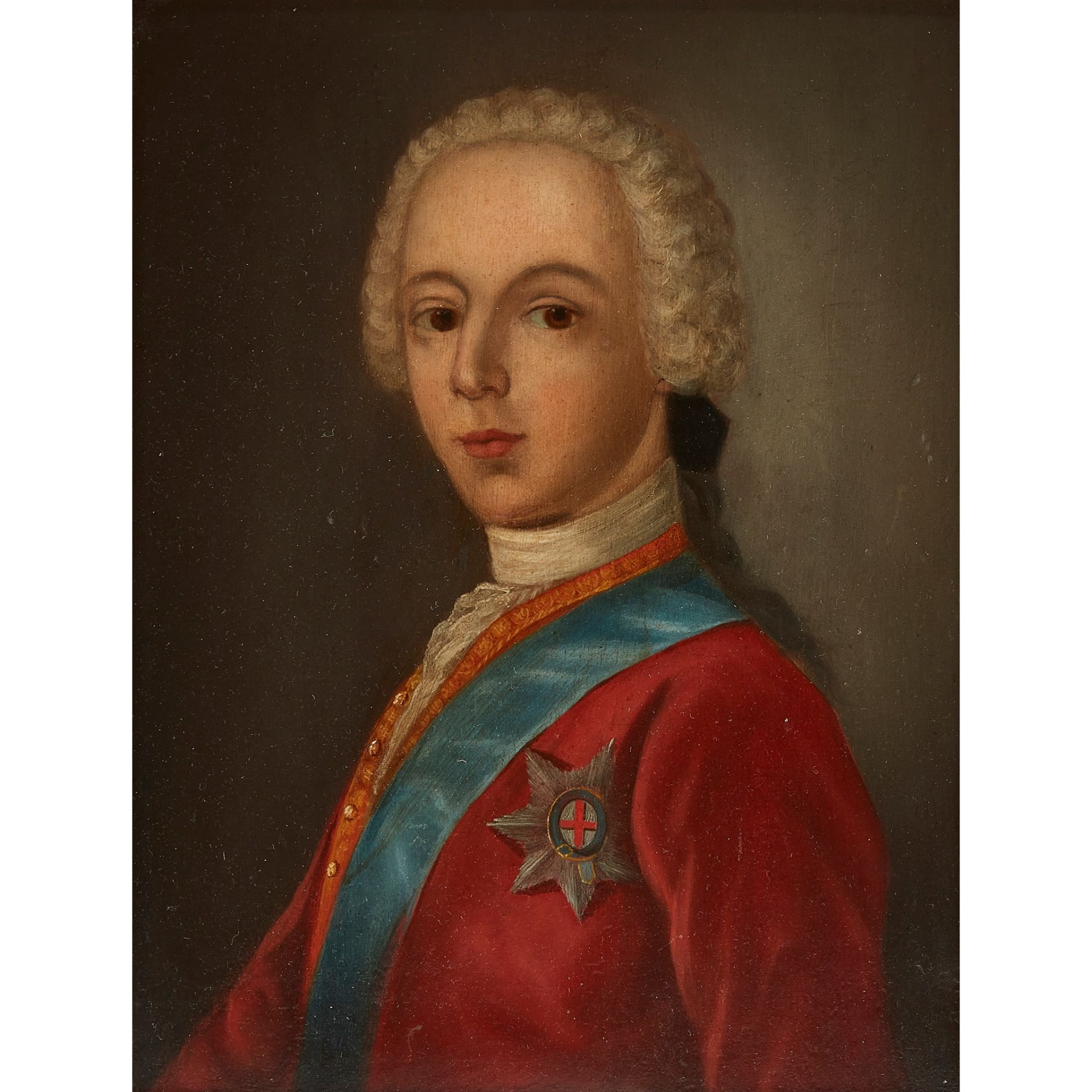 PORTRAIT OF CHARLES EDWARD STUART 'BONNIE PRINCE CHARLIE' 18TH CENTURY