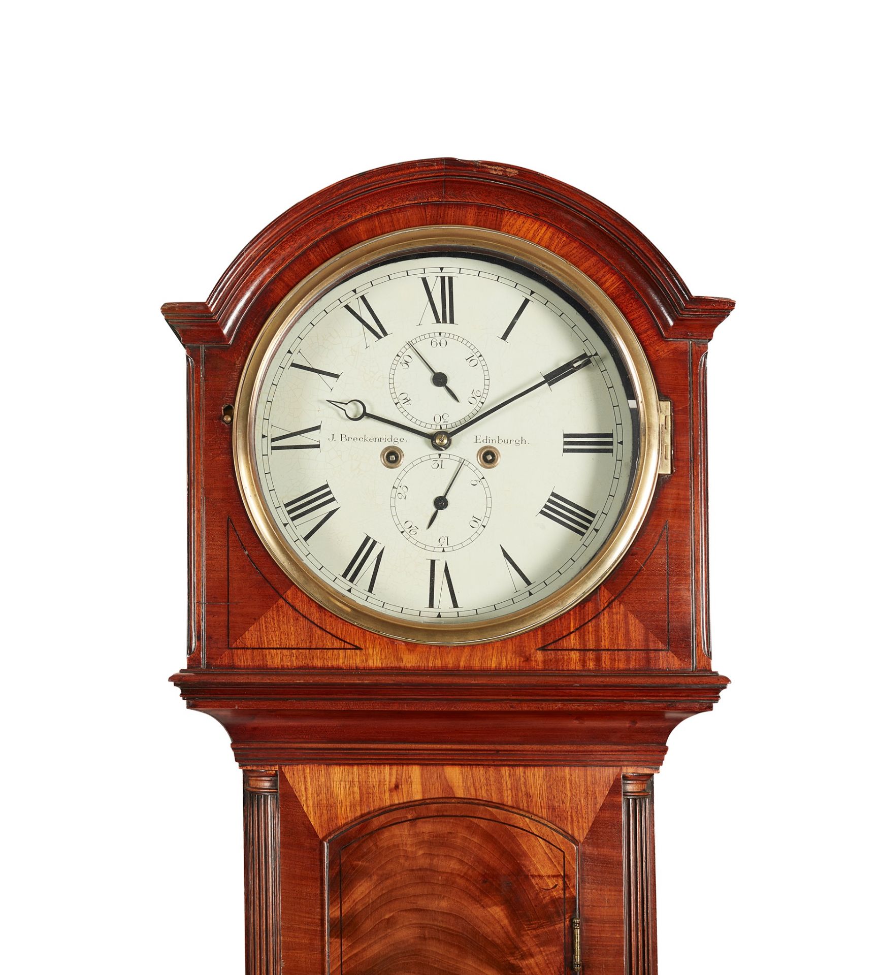 A REGENCY LONGCASE CLOCK BY J. BRECKENRIDGE, EDINBURGH EARLY 19TH CENTURY - Bild 2 aus 2