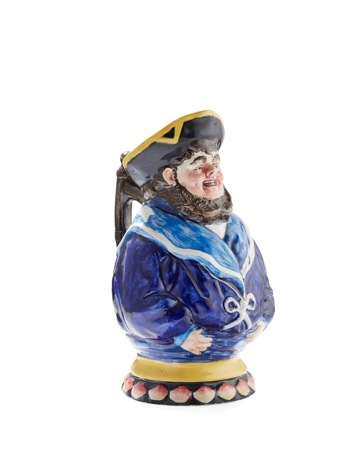 A WEMYSS WARE 'JOLLY SAILOR' TOBY JUG CIRCA 1900 - Bild 2 aus 2