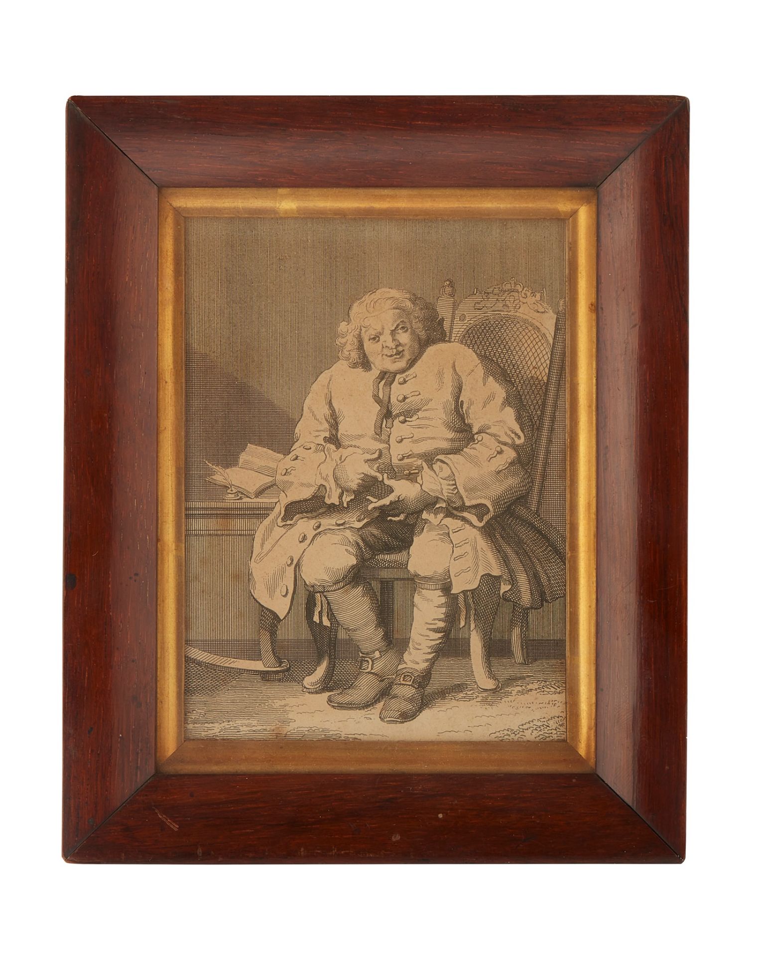 JACOBITE INTEREST - SIMON FRASER, 11TH LORD LOVAT; GEORGE II DRESSING MIRROR MID-18TH CENTURY - Image 3 of 3