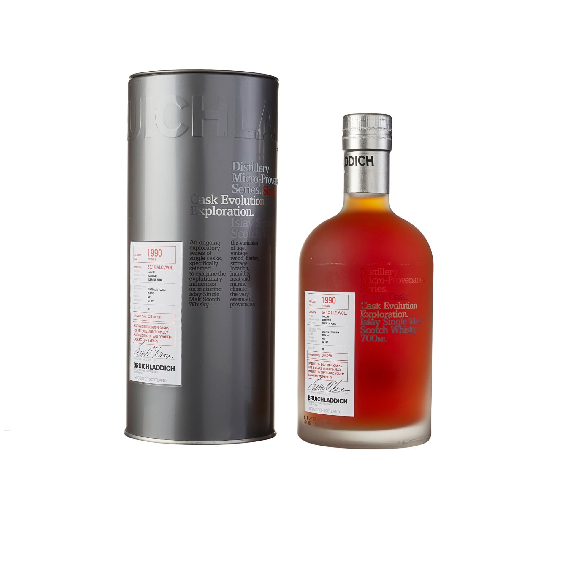 BRUICHLADDICH 1990 20 YEAR OLD MICRO-PROVENANCE SERIES - Image 2 of 3