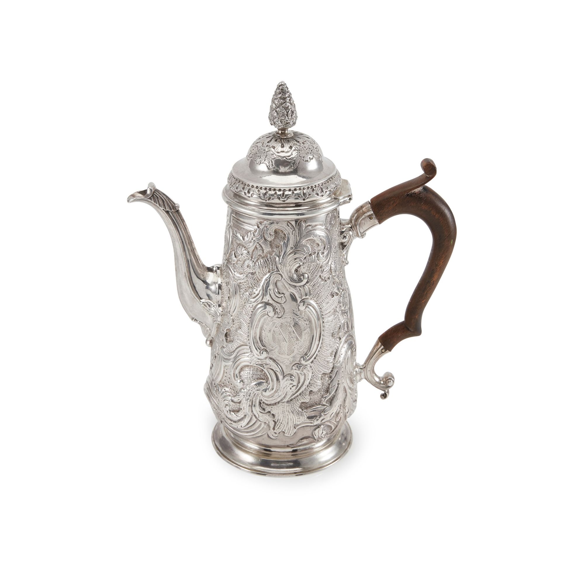 ABERDEEN - A RARE SCOTTISH PROVINCIAL COFFEE POT COLINE ALLAN