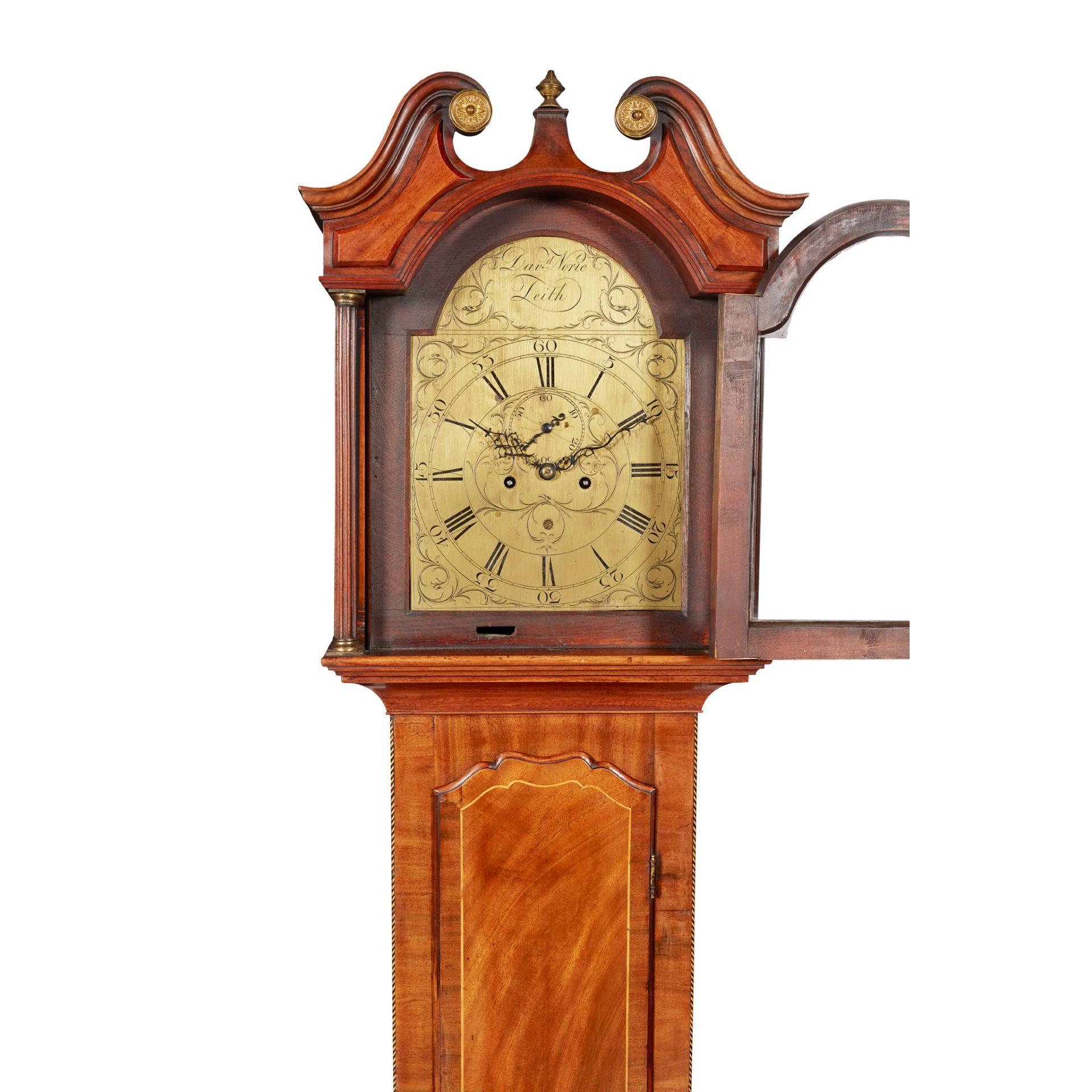 A SCOTTISH GEORGE III LONGCASE CLOCK BY DAVID NORIE, LEITH CIRCA 1790 - Image 2 of 2