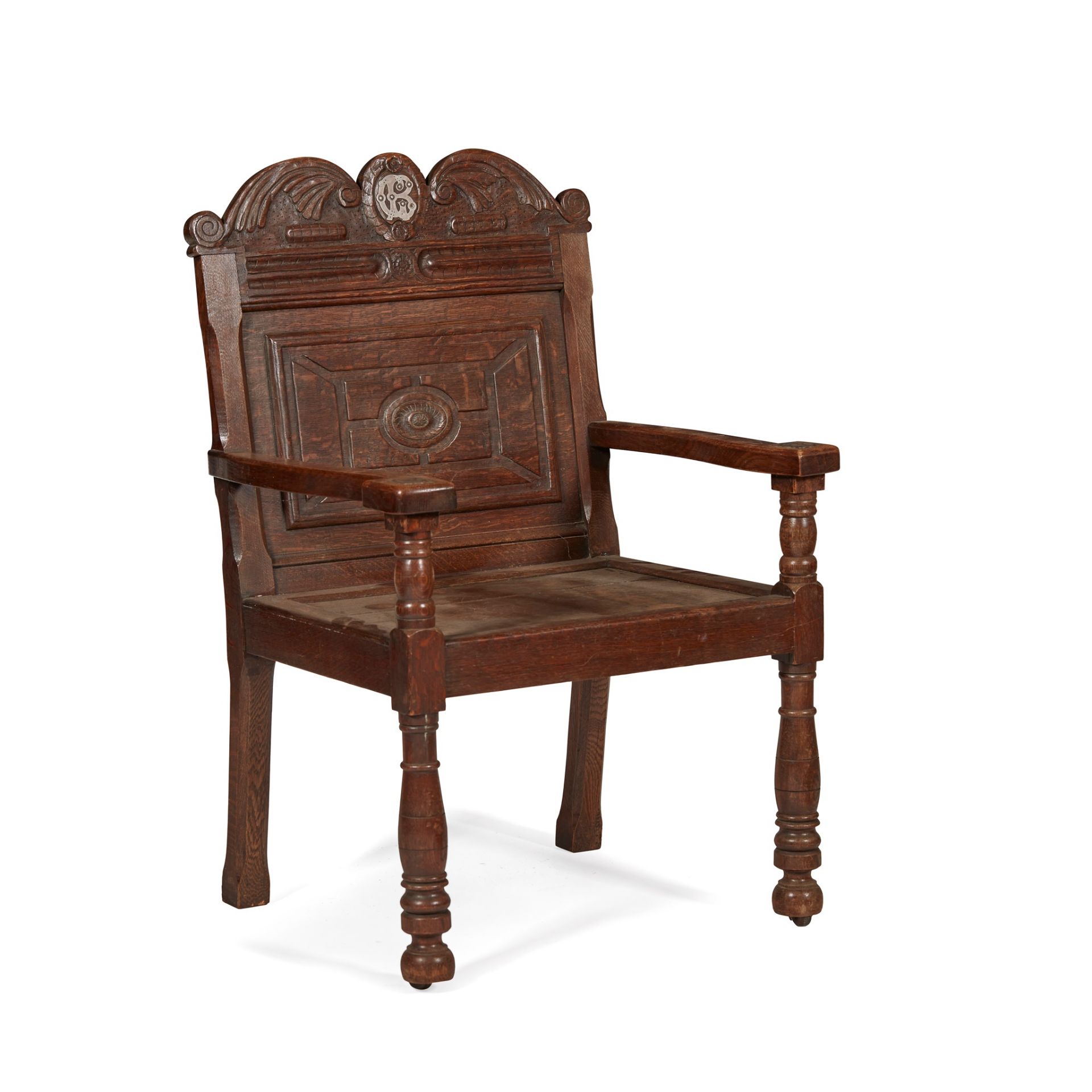 A SCOTTISH VICTORIAN ARMCHAIR MID-19TH CENTURY