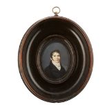 Y A PAIR OF SCOTTISH SCHOOL PORTRAIT MINIATURES EARLY 19TH CENTURY