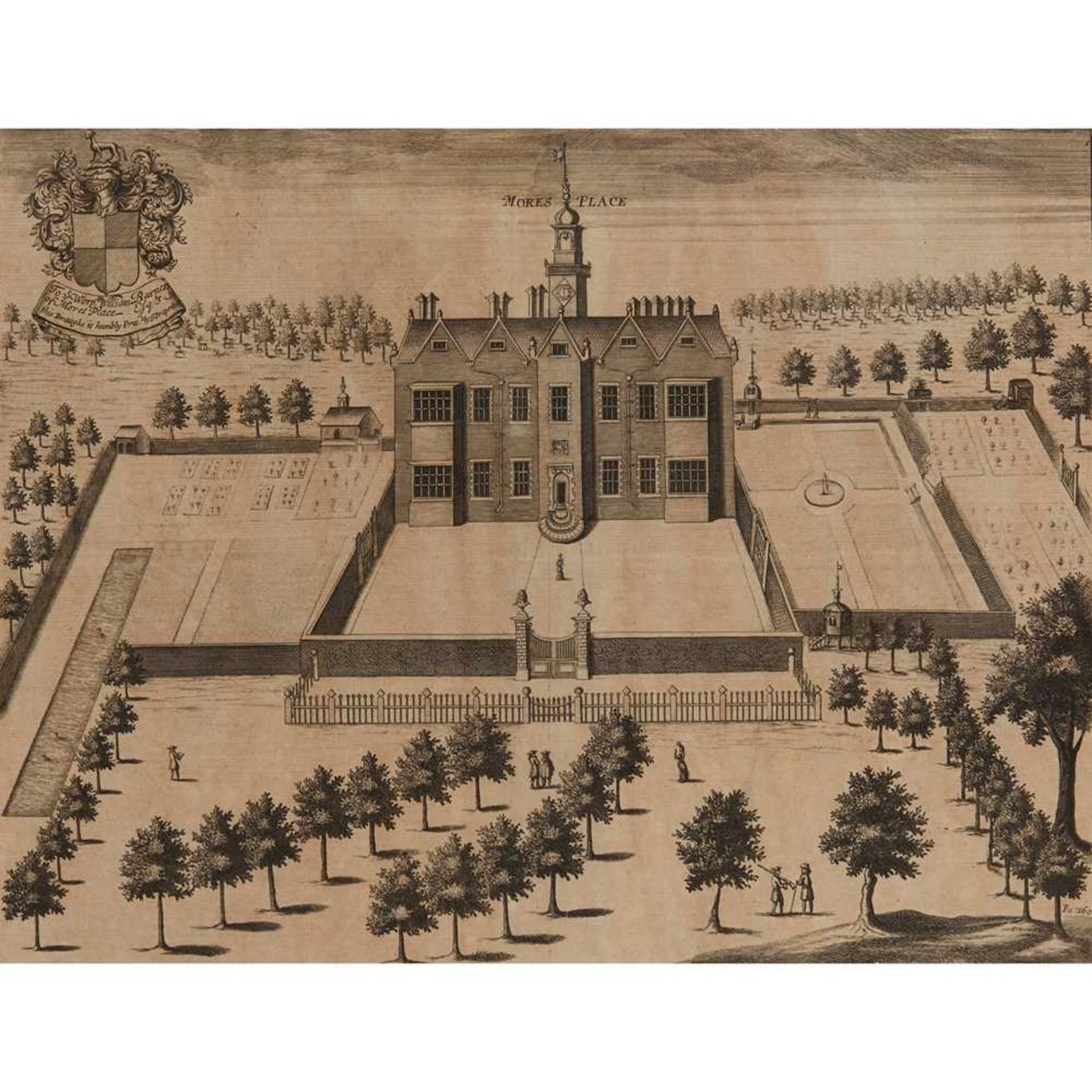 EIGHT ENGRAVINGS OF BIRDS EYE VIEWS OF COUNTRY HOUSES, FROM HENRY CHAUNCY'S 'THE HISTORICAL ANTIQUI - Image 17 of 52