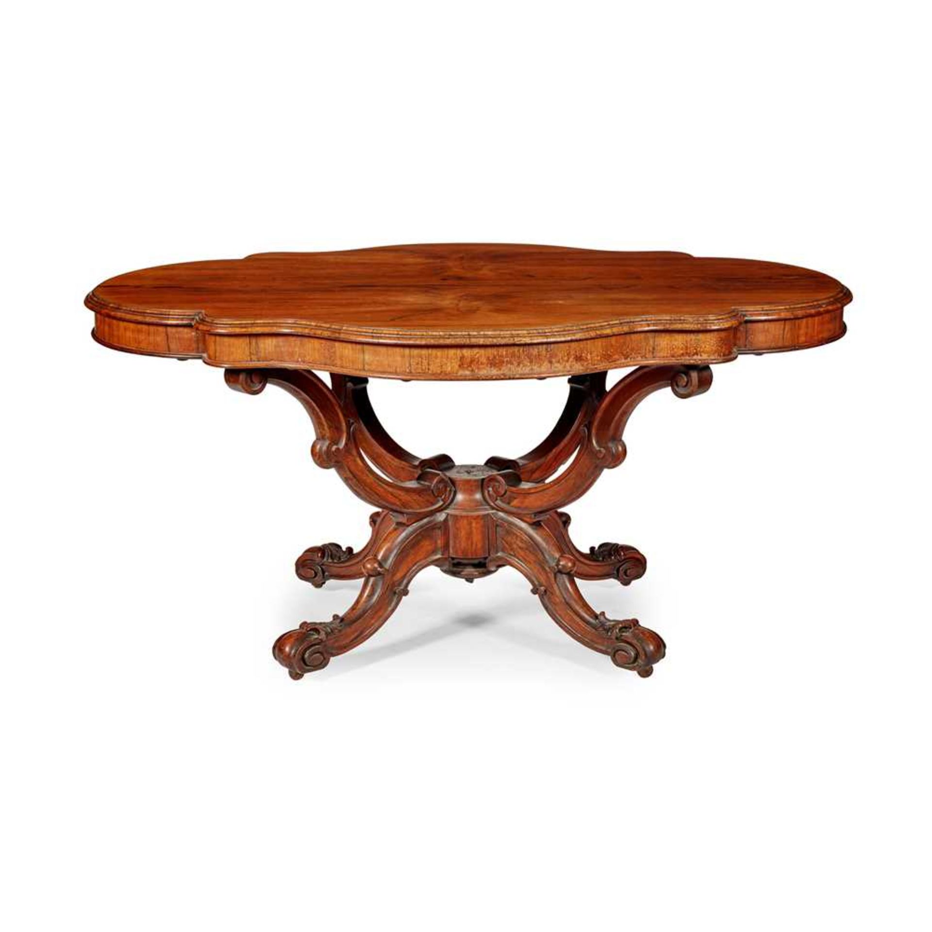 VICTORIAN ROSEWOOD CENTRE OR LOO TABLE MID 19TH CENTURY