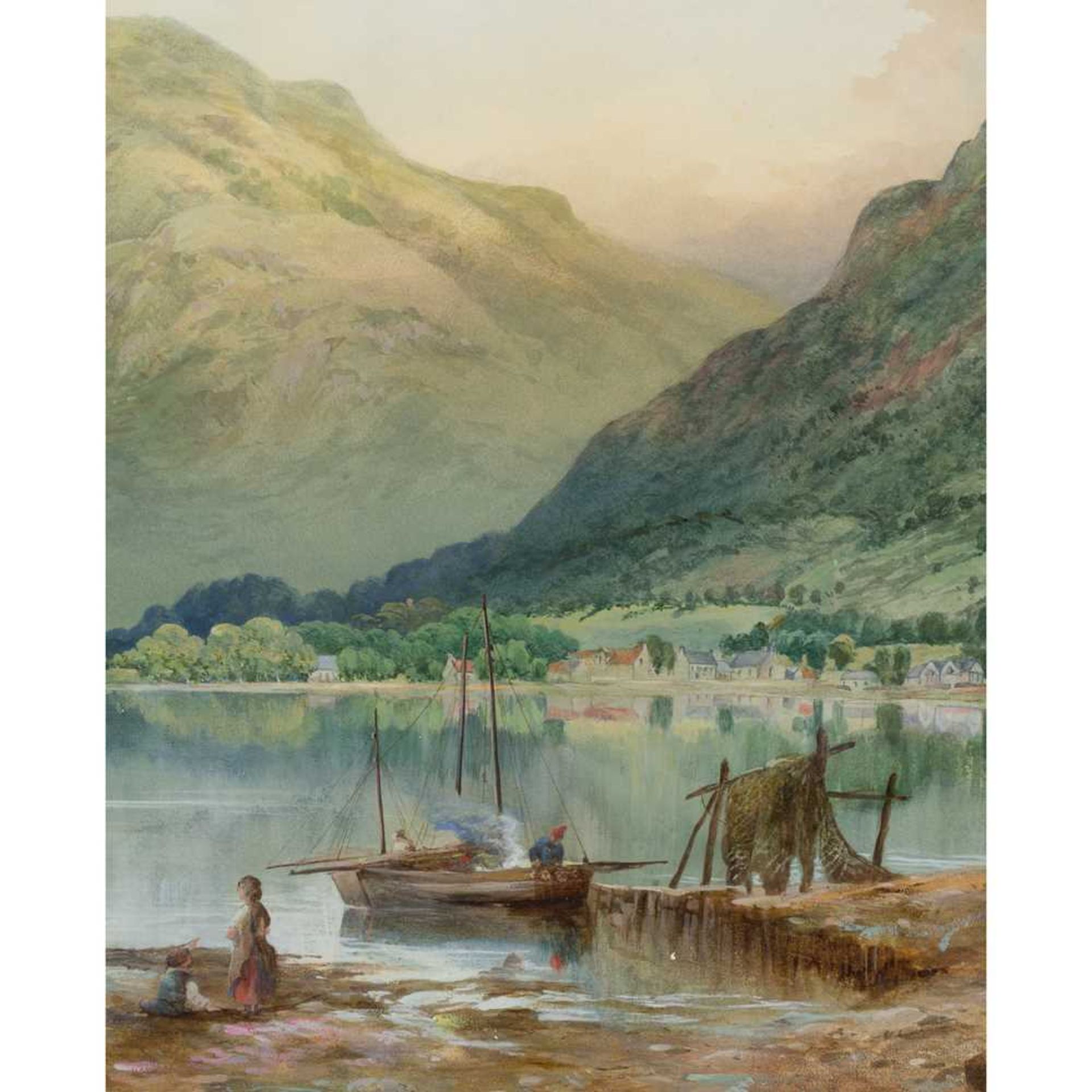 GERTRUDE HOPE (SCOTTISH 19TH CENTURY) LOCH GOIL HEAD, BEN DONACH AND DRYSINIA CASTLE - Bild 5 aus 5