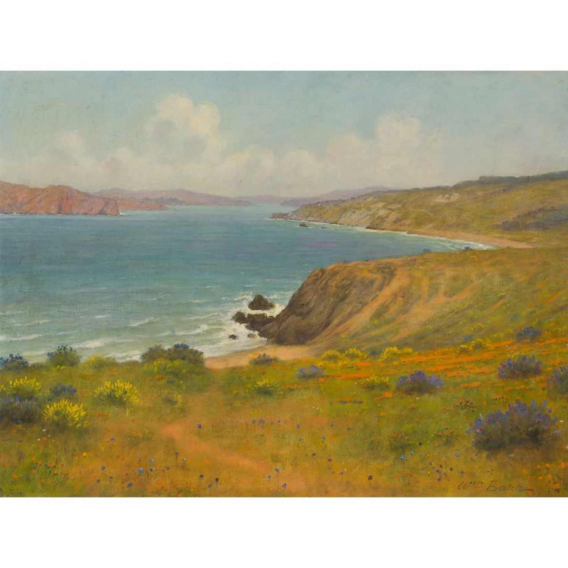 WILLIAM BARR (SCOTTISH/AMERICAN 1867-1933) SOUTHERN HEADLANDS OF THE GOLDEN GATE, CALIFORNIA
