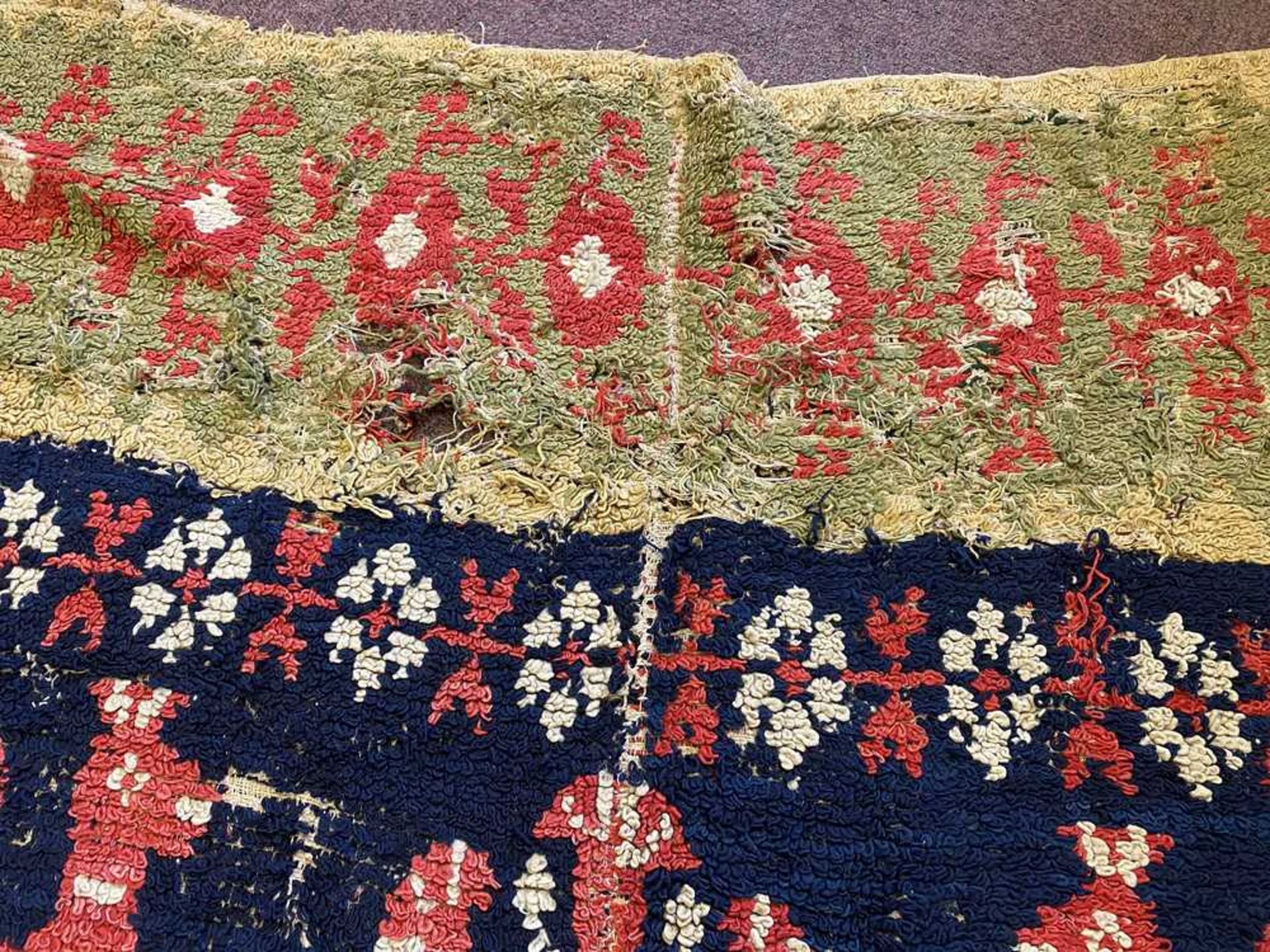 ALPUJARRA CARPET SOUTH SPAIN, LATE 18TH/EARLY 19TH CENTURY - Image 3 of 11