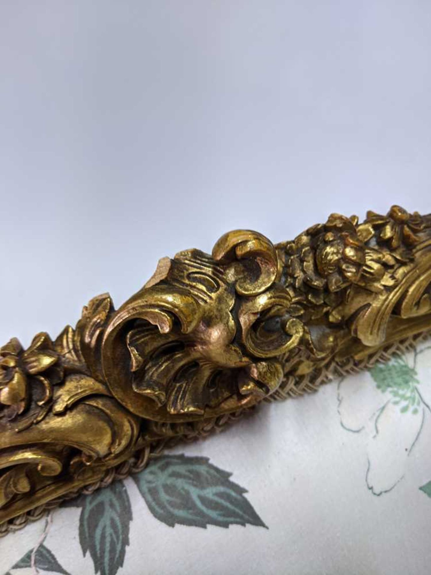 ROCOCO REVIVAL GILTWOOD WINDOW SEAT 19TH CENTURY - Image 5 of 11