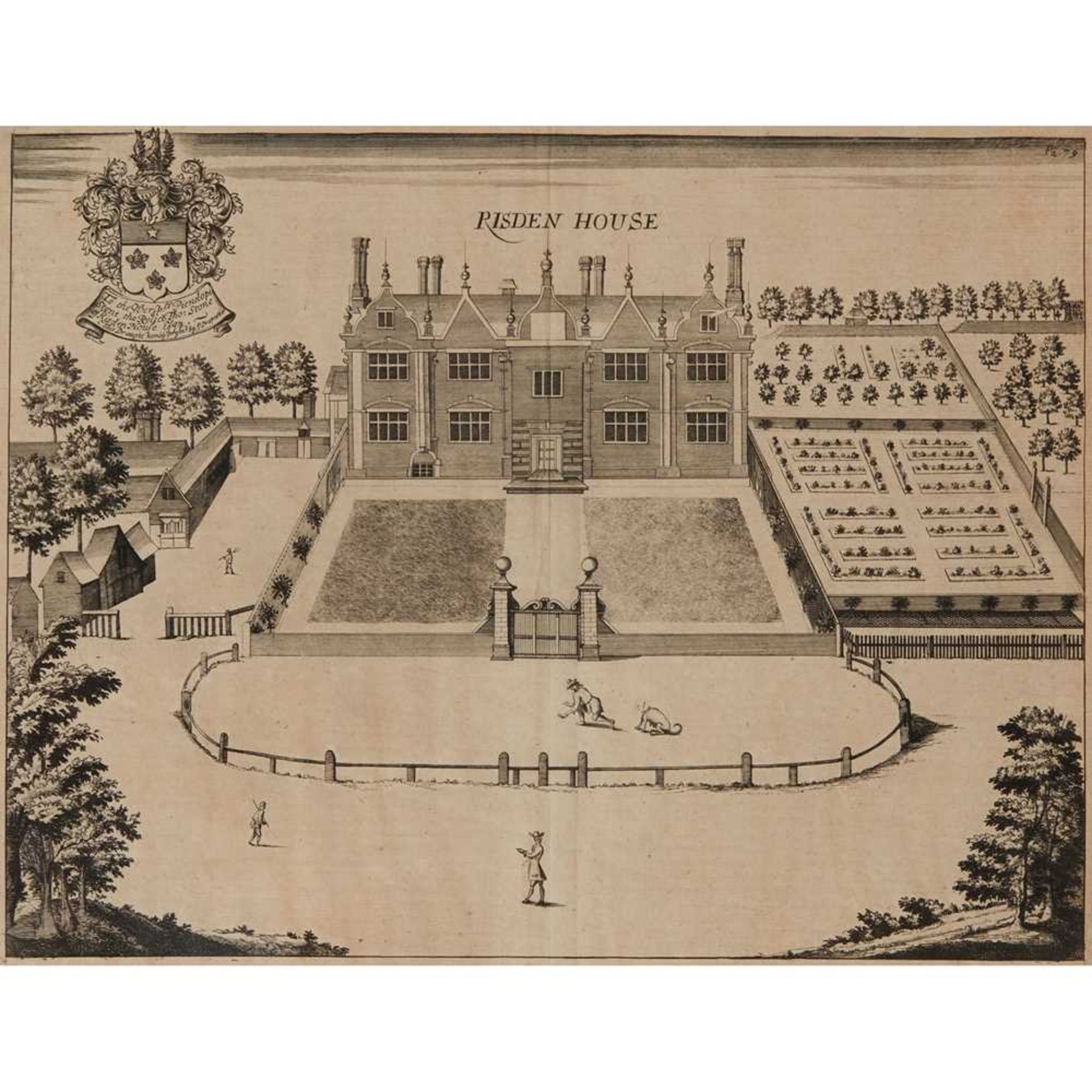 EIGHT ENGRAVINGS OF BIRDS EYE VIEWS OF COUNTRY HOUSES, FROM HENRY CHAUNCY'S 'THE HISTORICAL ANTIQUI - Image 20 of 52