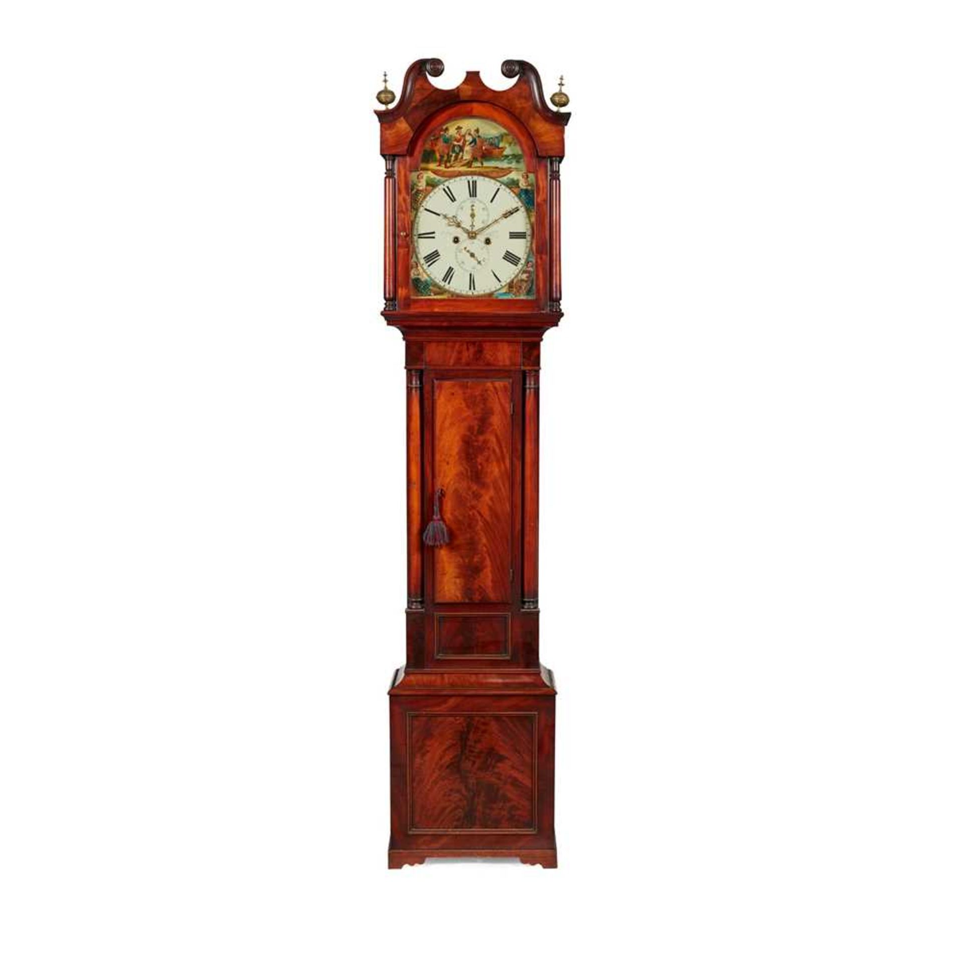 SCOTTISH MAHOGANY LONGCASE CLOCK, J. ANDERSON, NEWBURGH EARLY 19TH CENTURY